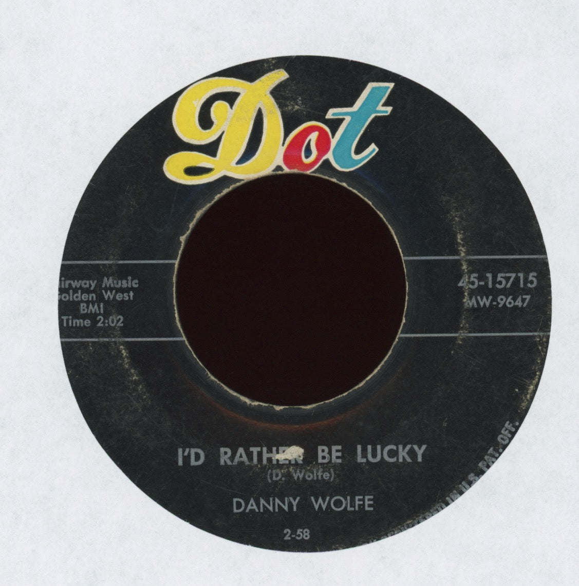 Danny Wolfe - Pucker Paint on Dot