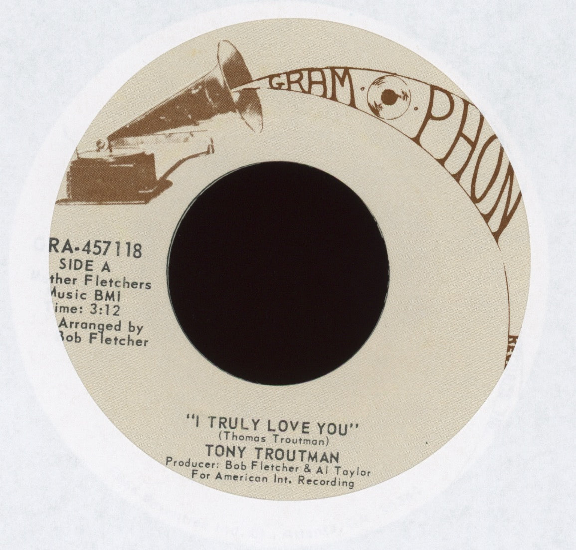 Tony Troutman - I Truly Love You on Gram O Phon