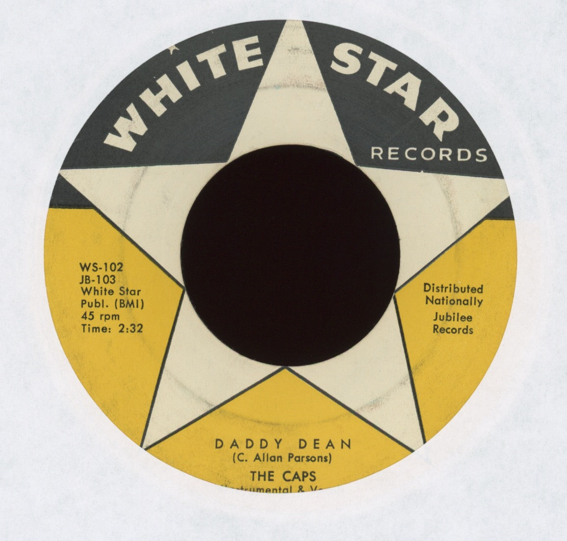The Caps - Daddy Dean on White Star