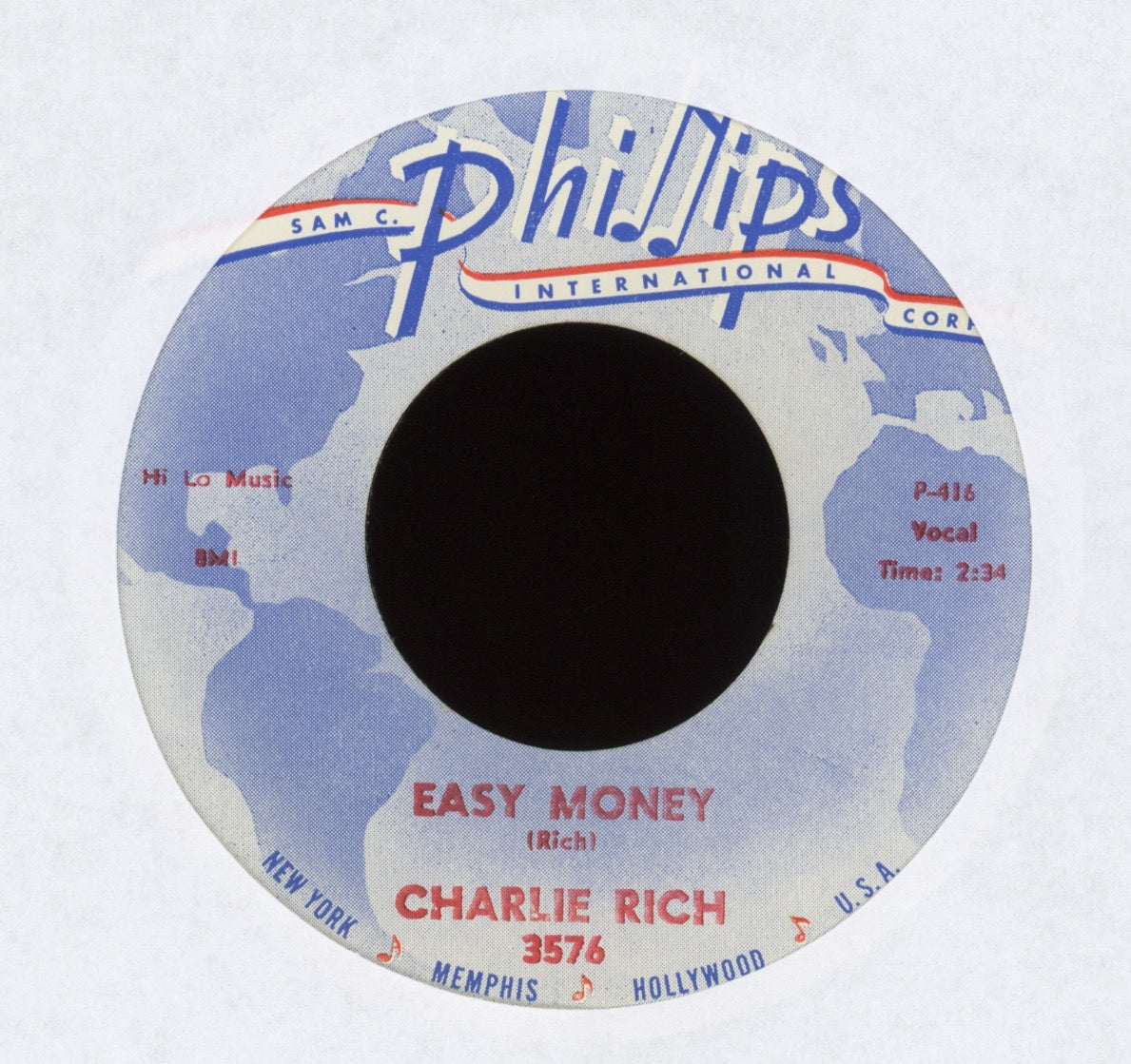 Charlie Rich - Easy Money on Phillips