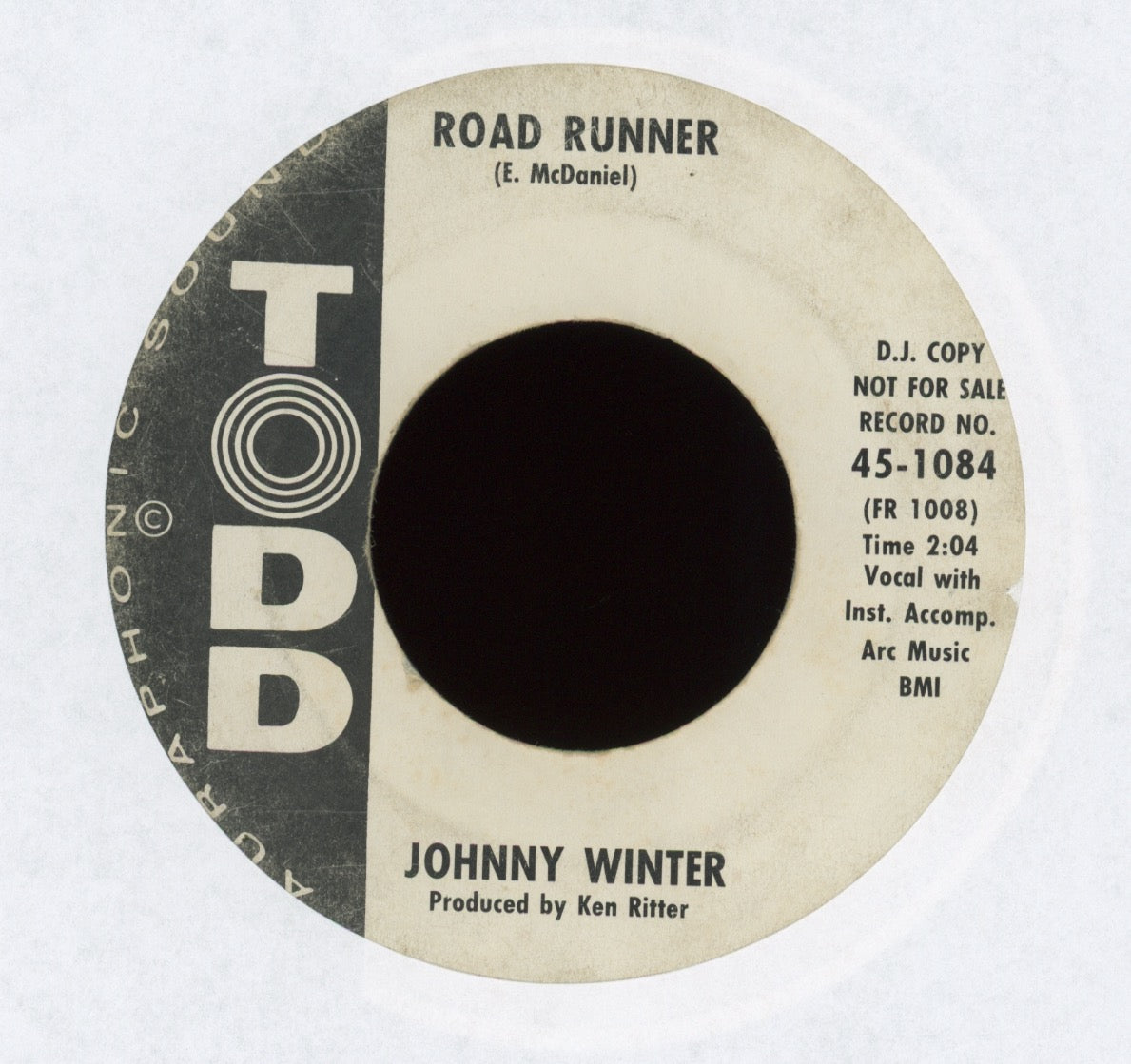 Johnny Winter - Road Runner on Todd Promo