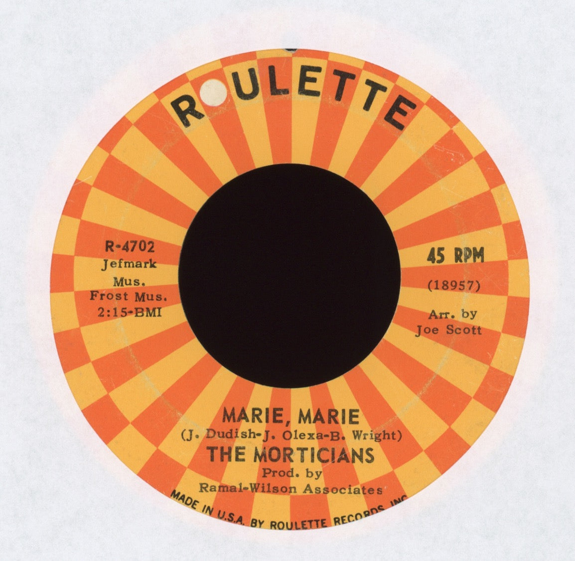 The Morticians - Now That You've Left Me on Roulette