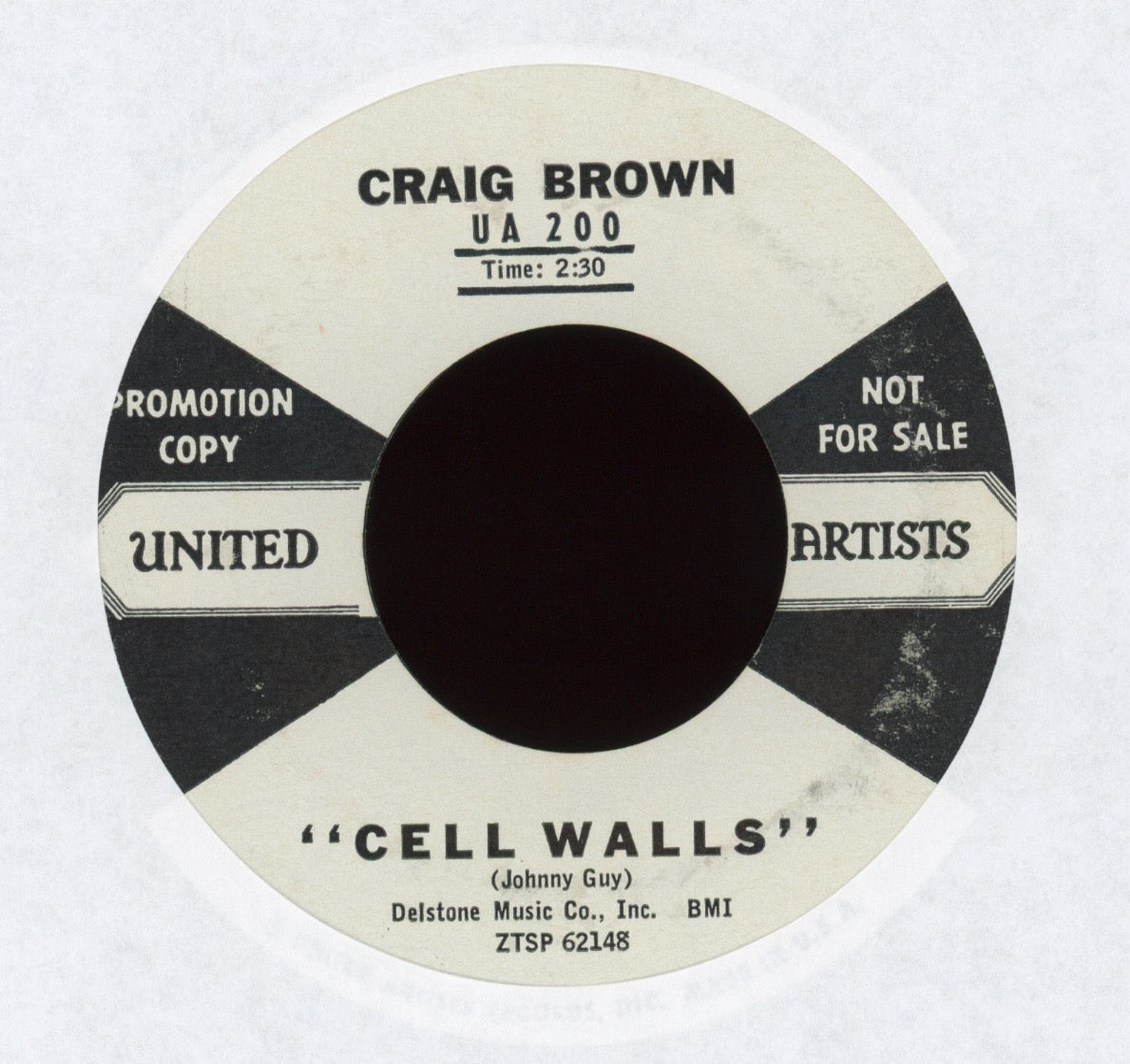 Craig Brown - Cell Walls on United Artists Promo