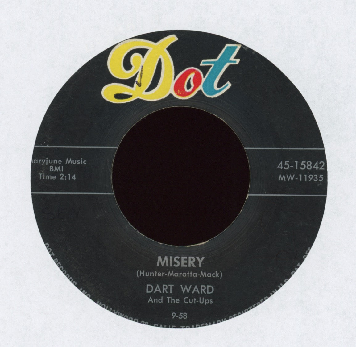 Dart Ward And The Cut Ups - Q-T-Cute on Dot