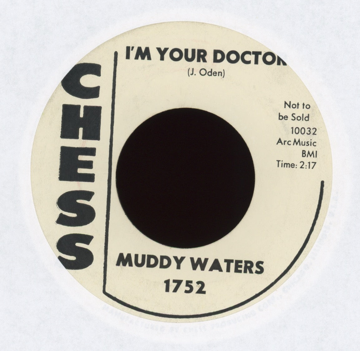 Muddy Waters - I'm Your Doctor on Chess Promo