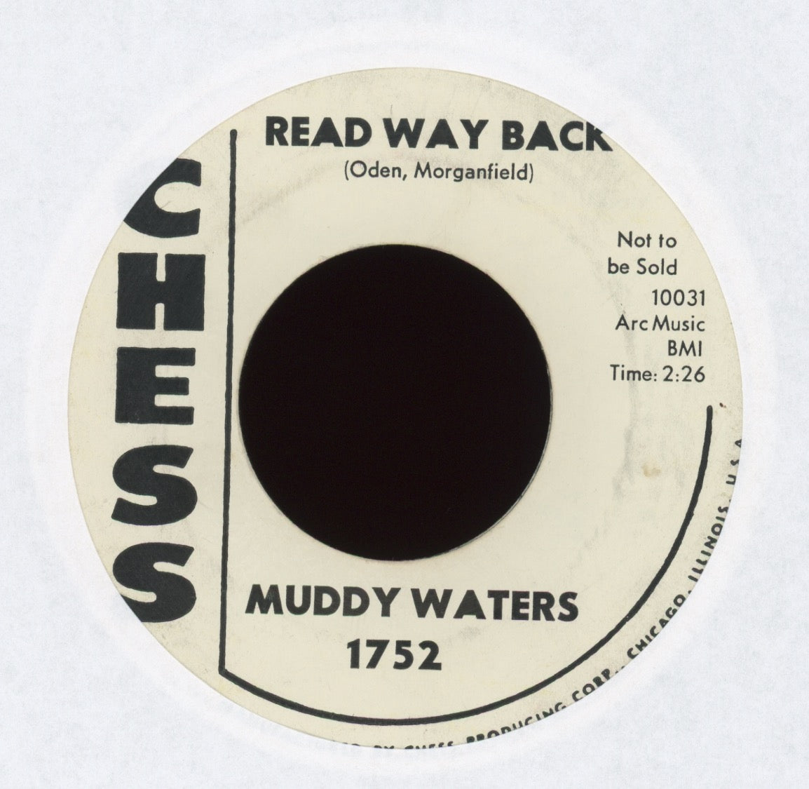 Muddy Waters - I'm Your Doctor on Chess Promo