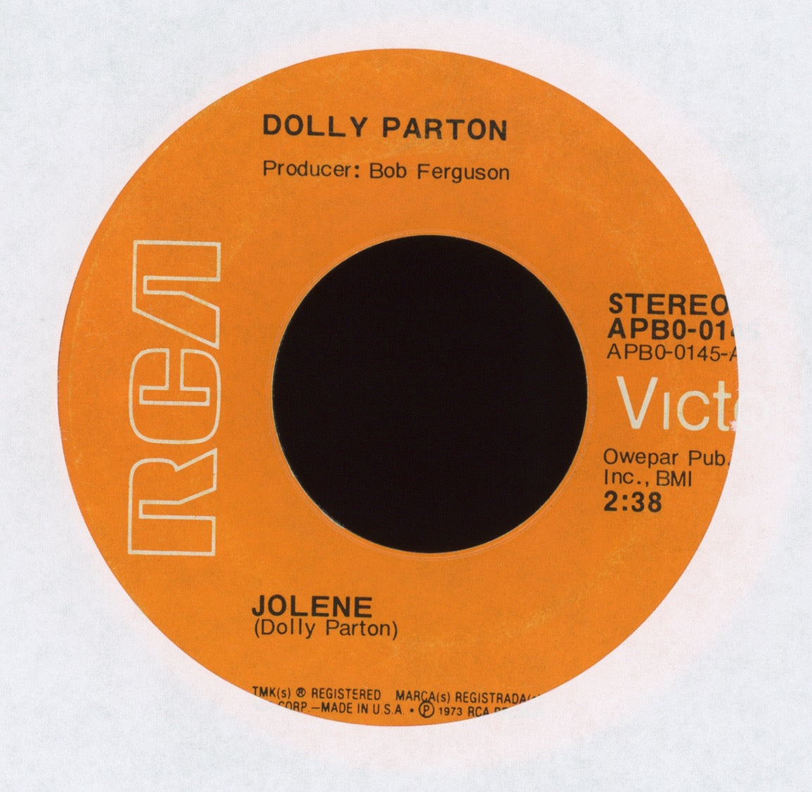 Dolly Parton - Jolene on RCA