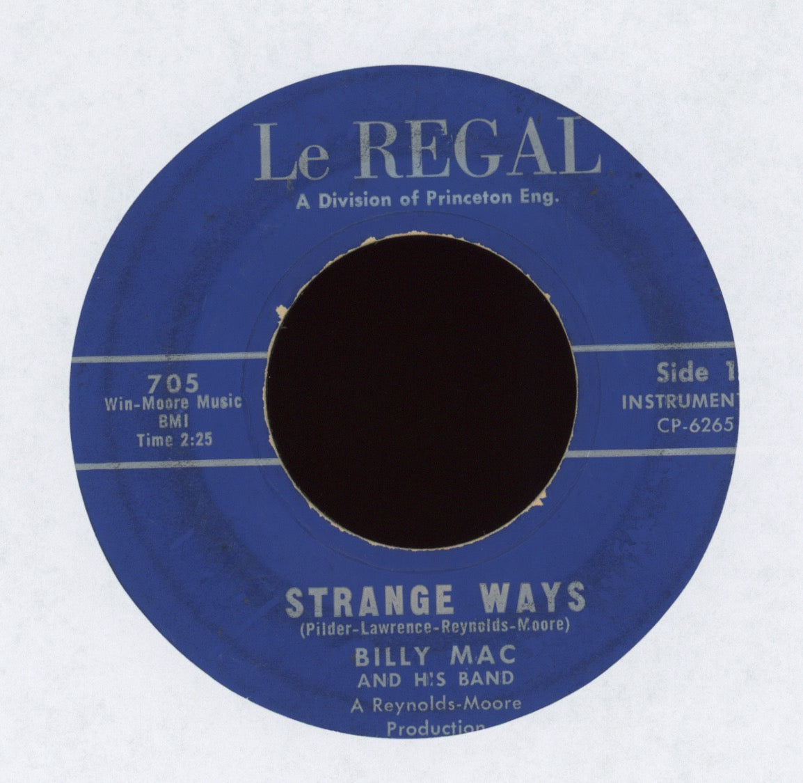 Billy Mac - Strange Ways on La Regal Rite Press