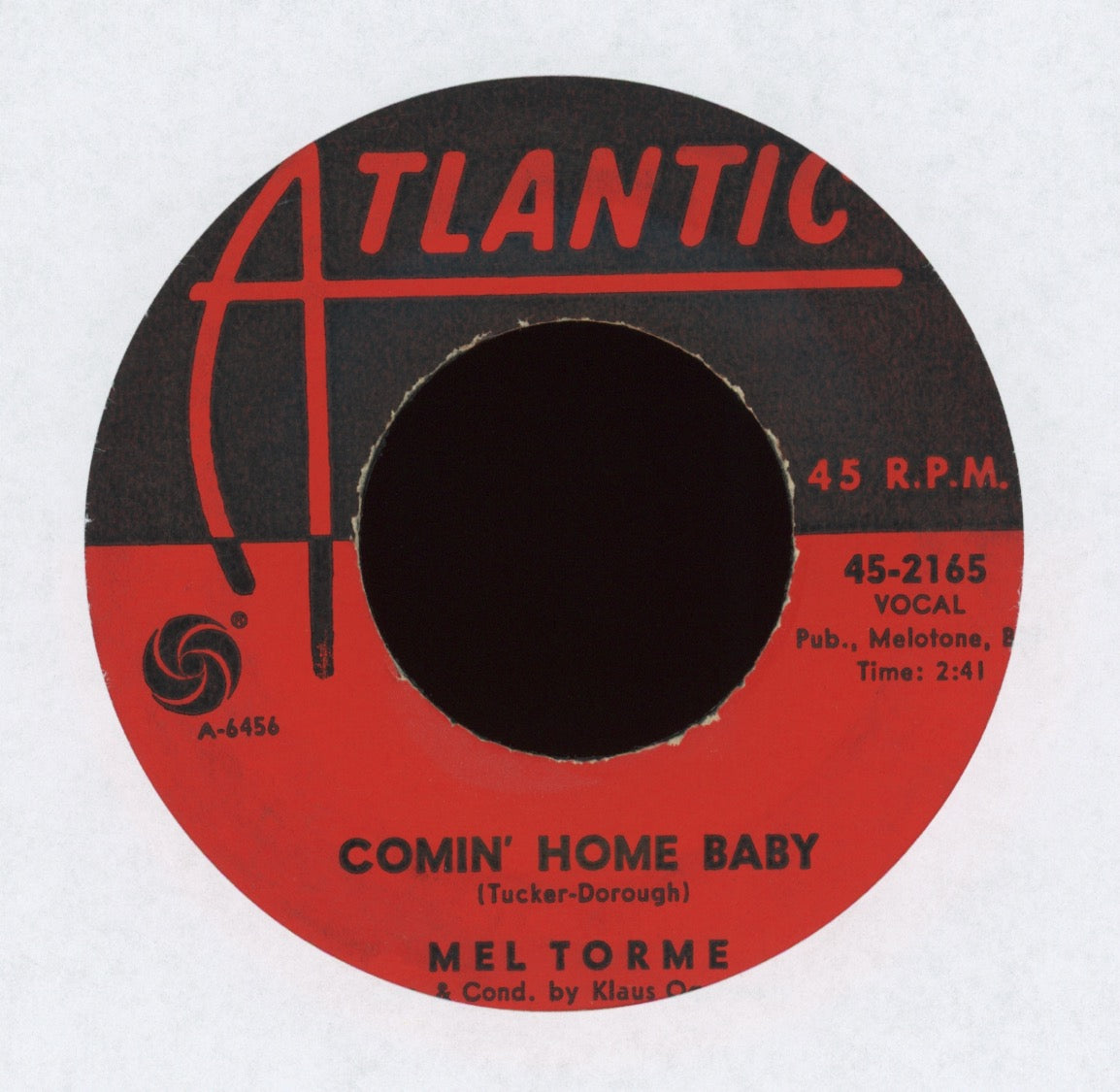 Mel Tormé - Comin' Home Baby on Atlantic