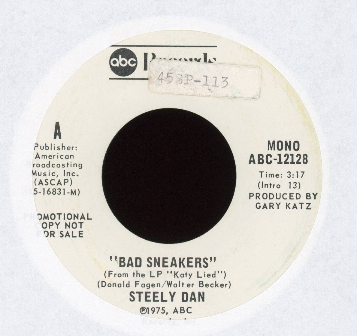 Steely Dan - Bad Sneakers on ABC Promo