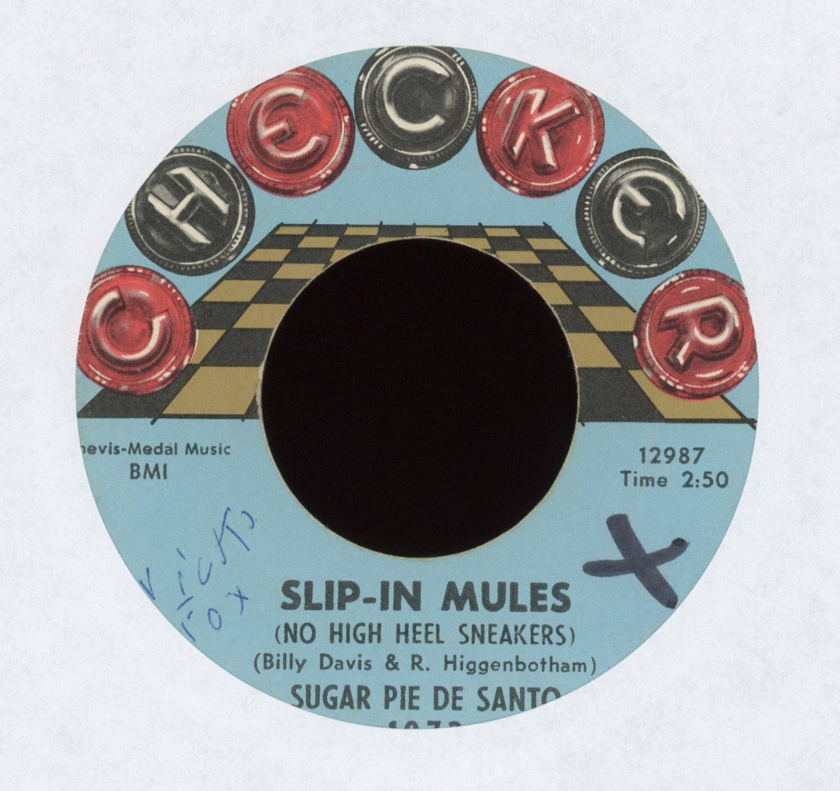 Sugar Pie DeSanto - Slip-In Mules (No High Heel Sneakers) on Checker