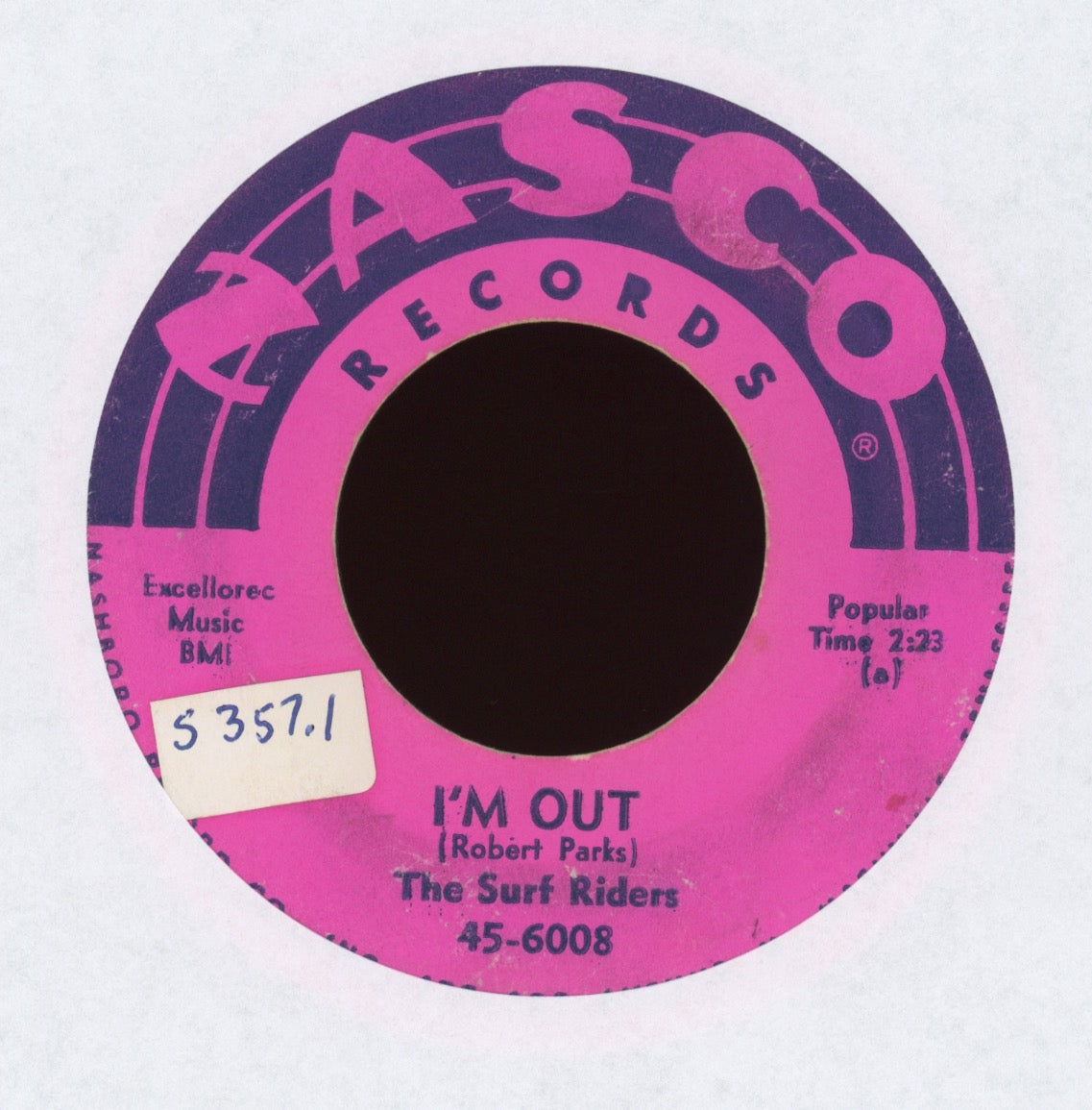 The Surf Riders - I'm Out on Nasco
