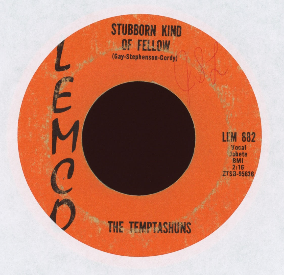 The Temptashuns - Stubborn Kind Of Fellow on Lemco