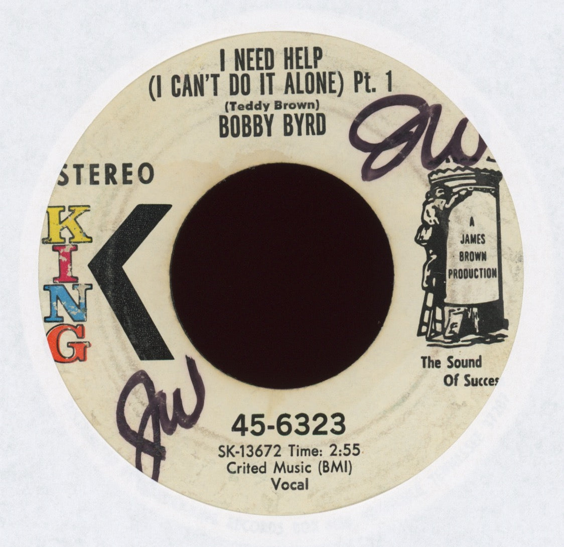 Bobby Byrd - I Need Help (I Can't Do It Alone) on King