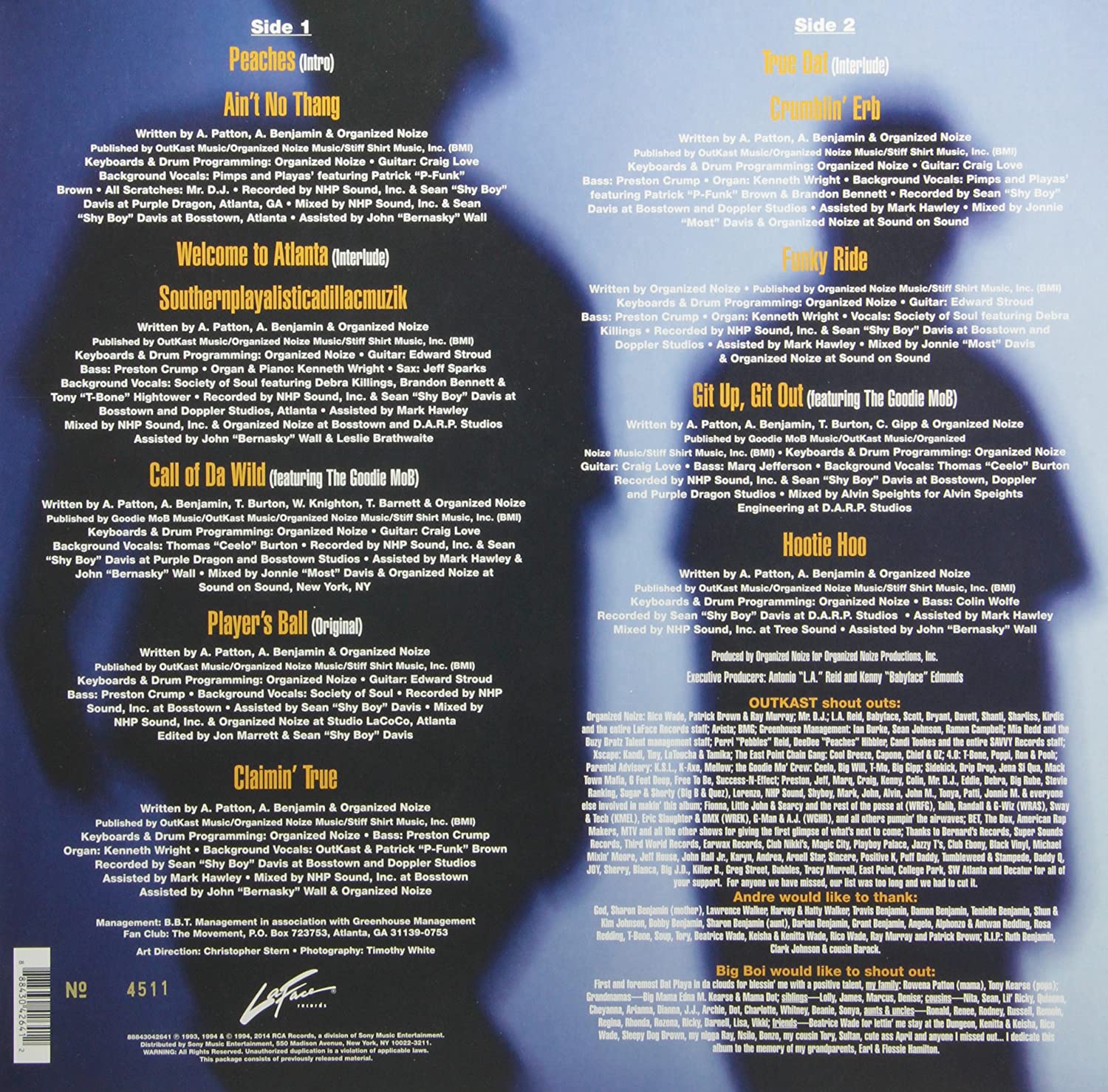 OutKast - Southernplayalisticadillacmuzik