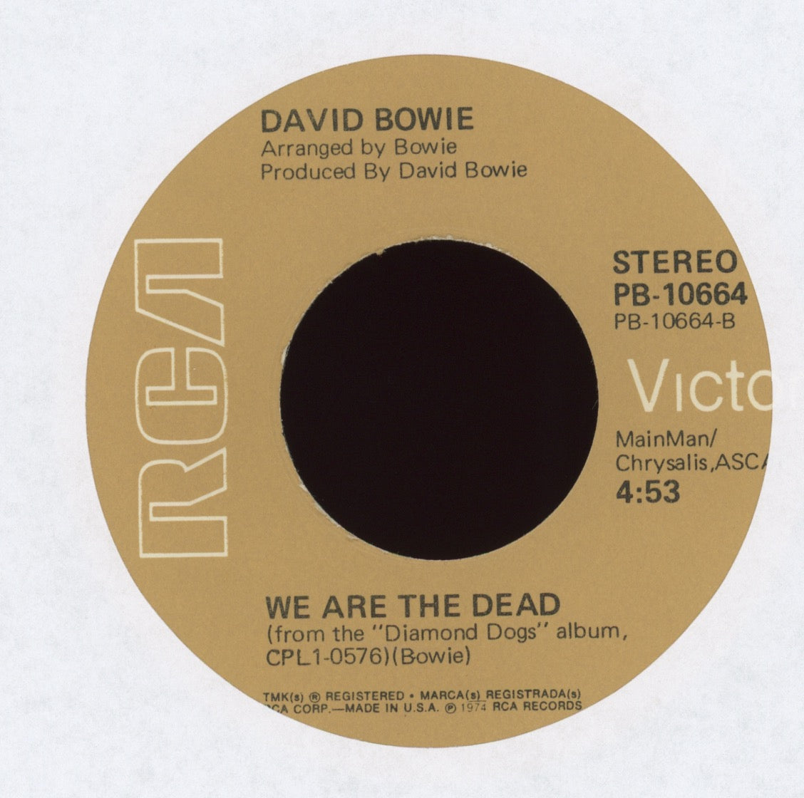 David Bowie - TVC 15 on RCA