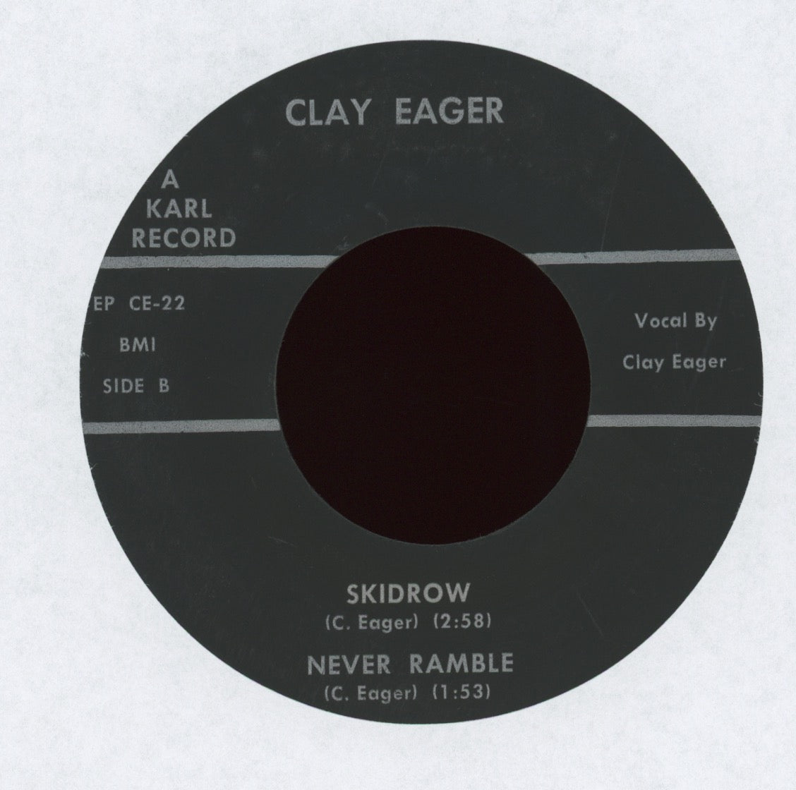 Clay Eager - Never Ramble on Karl EP
