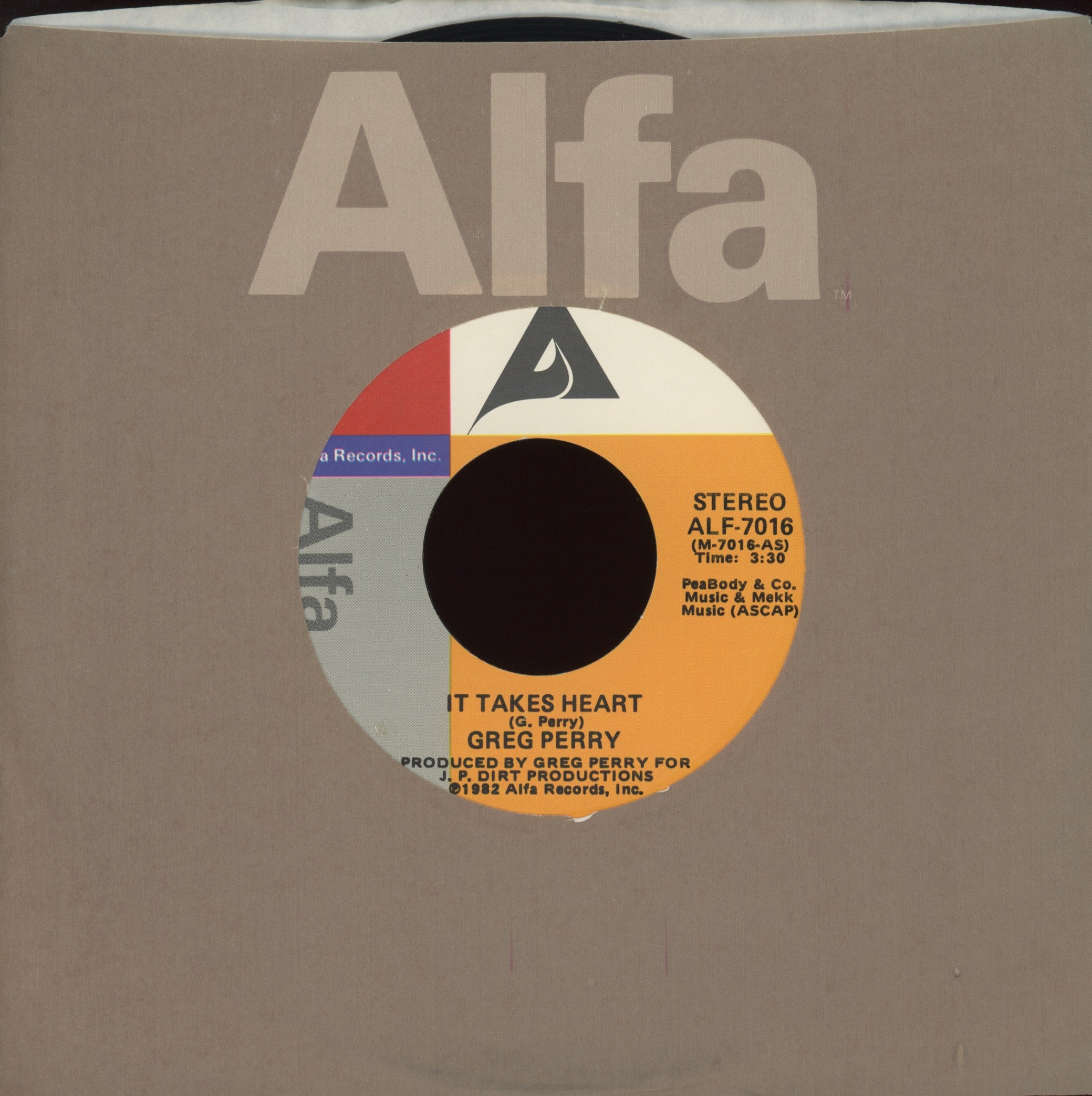 Greg Perry - It Takes Heart on Alfa