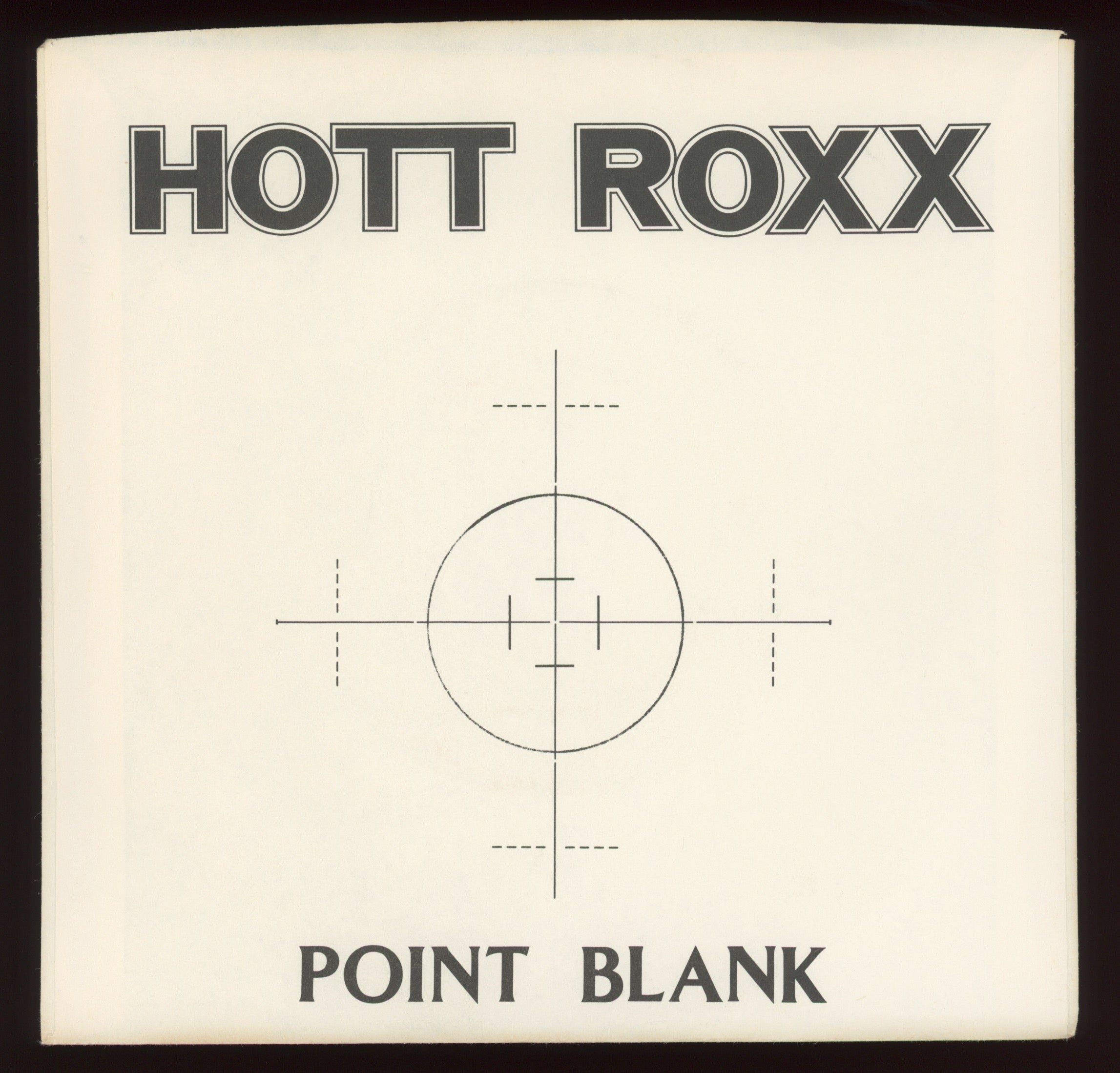 Hott Roxx - Point Blank Private Press 7" EP With Picture Sleeve