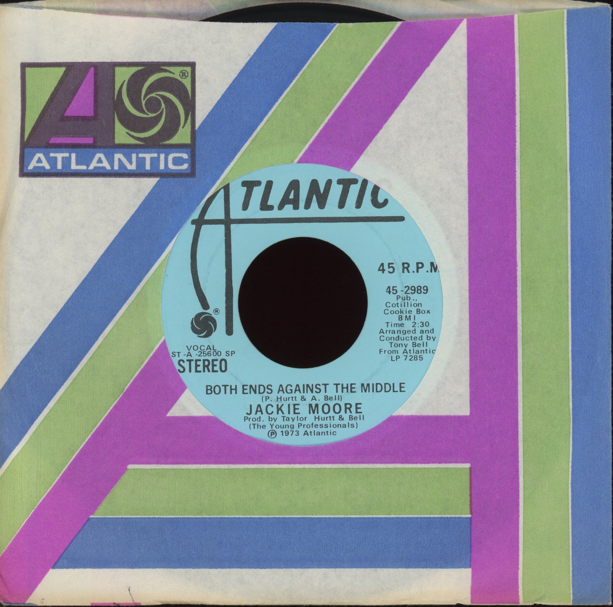 Jackie Moore - Both Ends Against The Middle on Atlantic Promo
