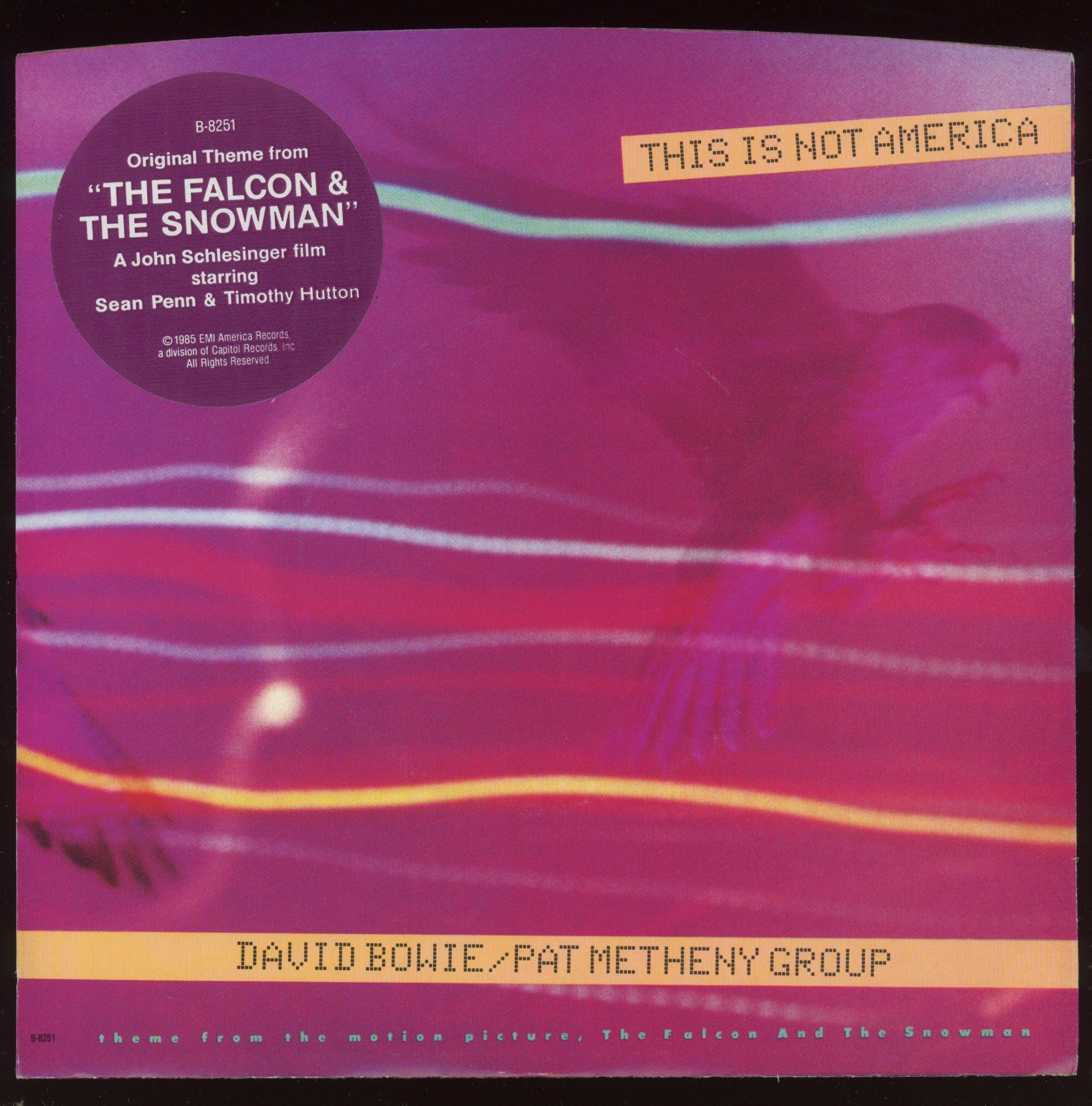 David Bowie - This Is Not America on EMI America