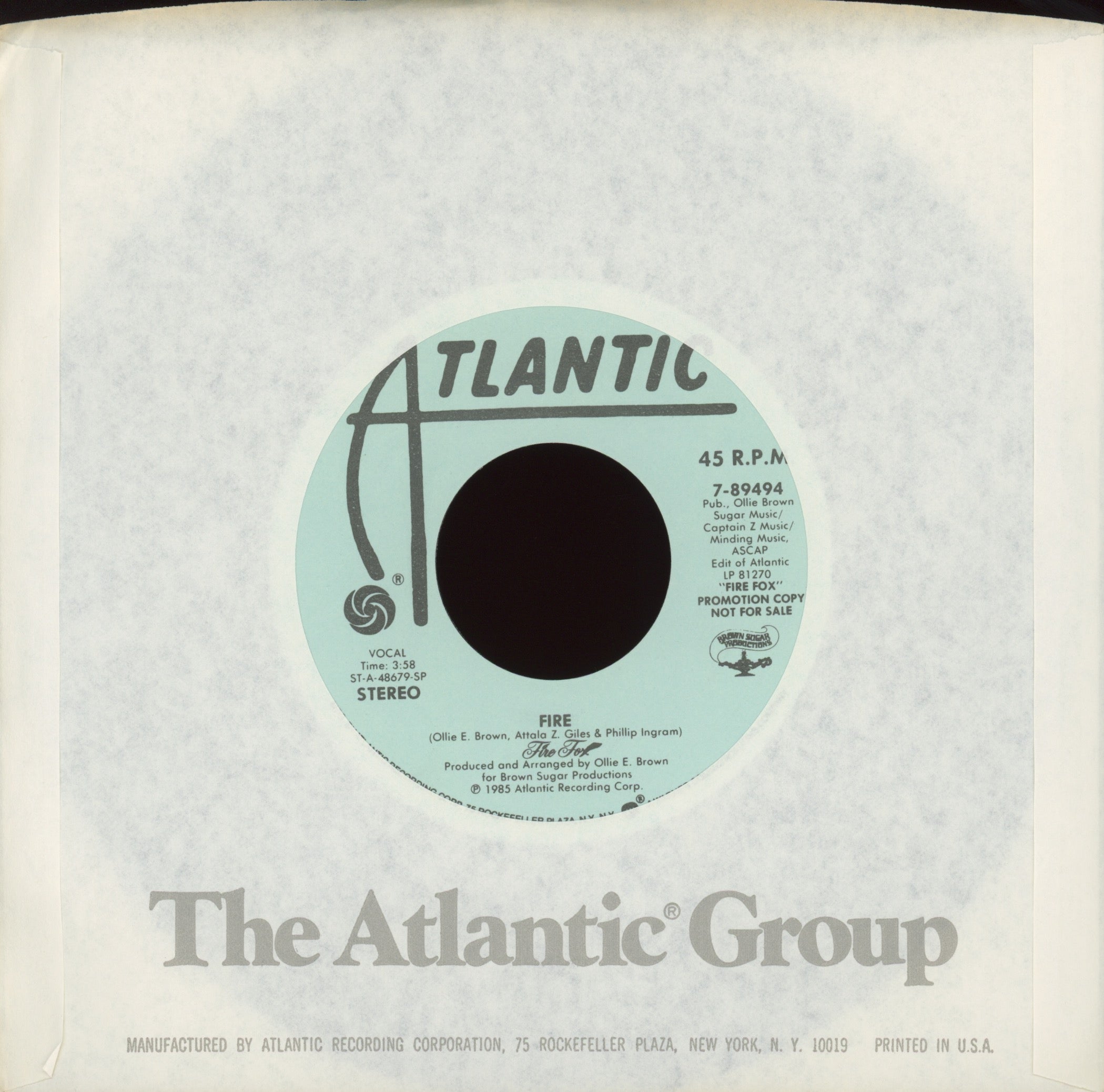 Fire Fox - Fire on Atlantic Promo