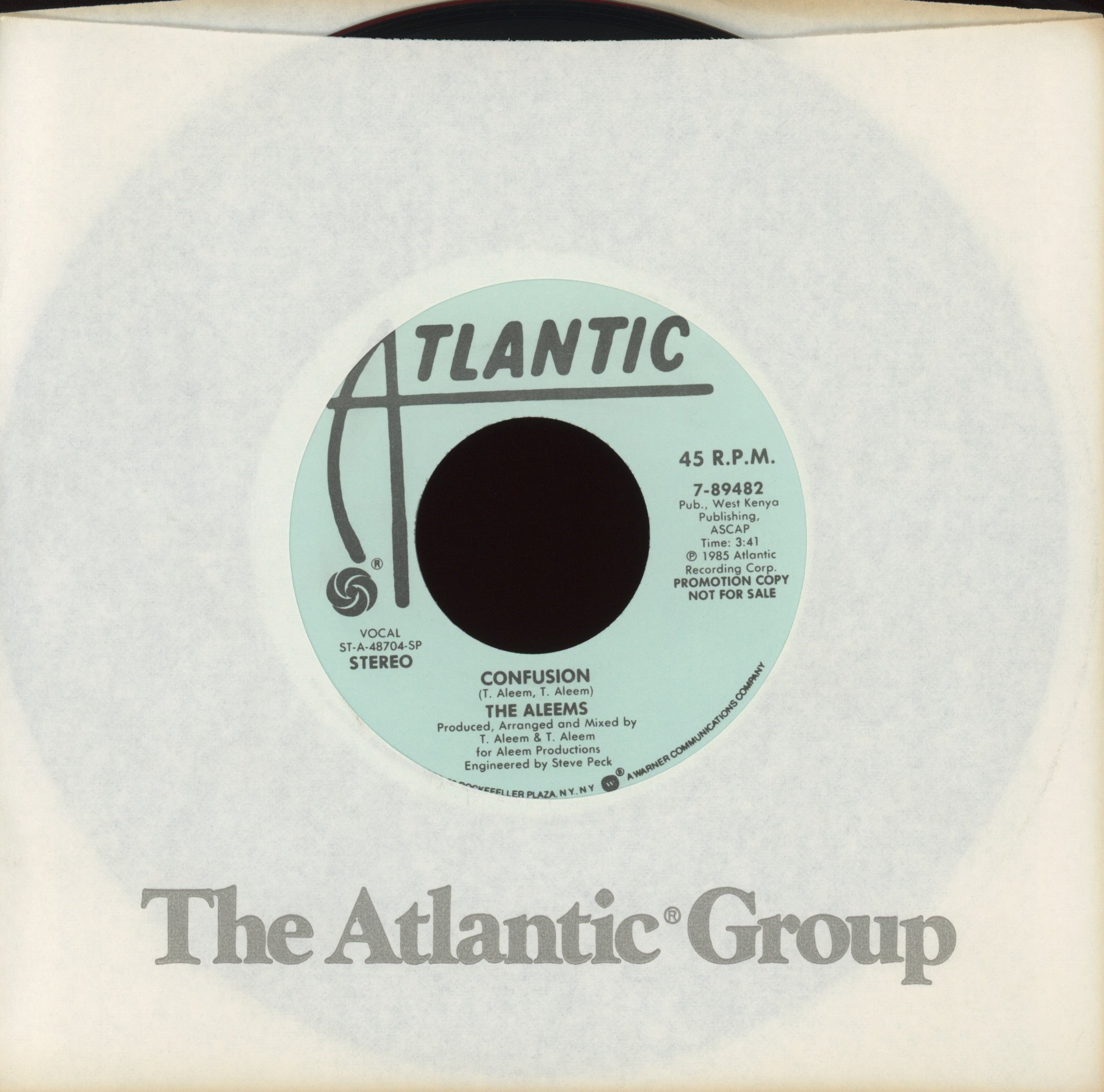 The Aleems - Confusion on Atlantic Promo
