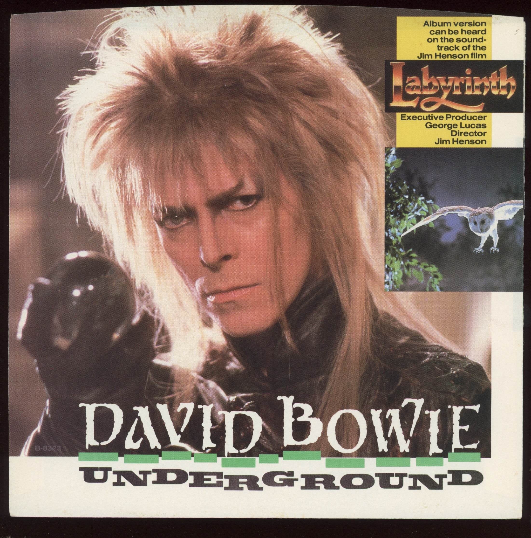 David Bowie - Underground on EMI America With Picture Sleeve