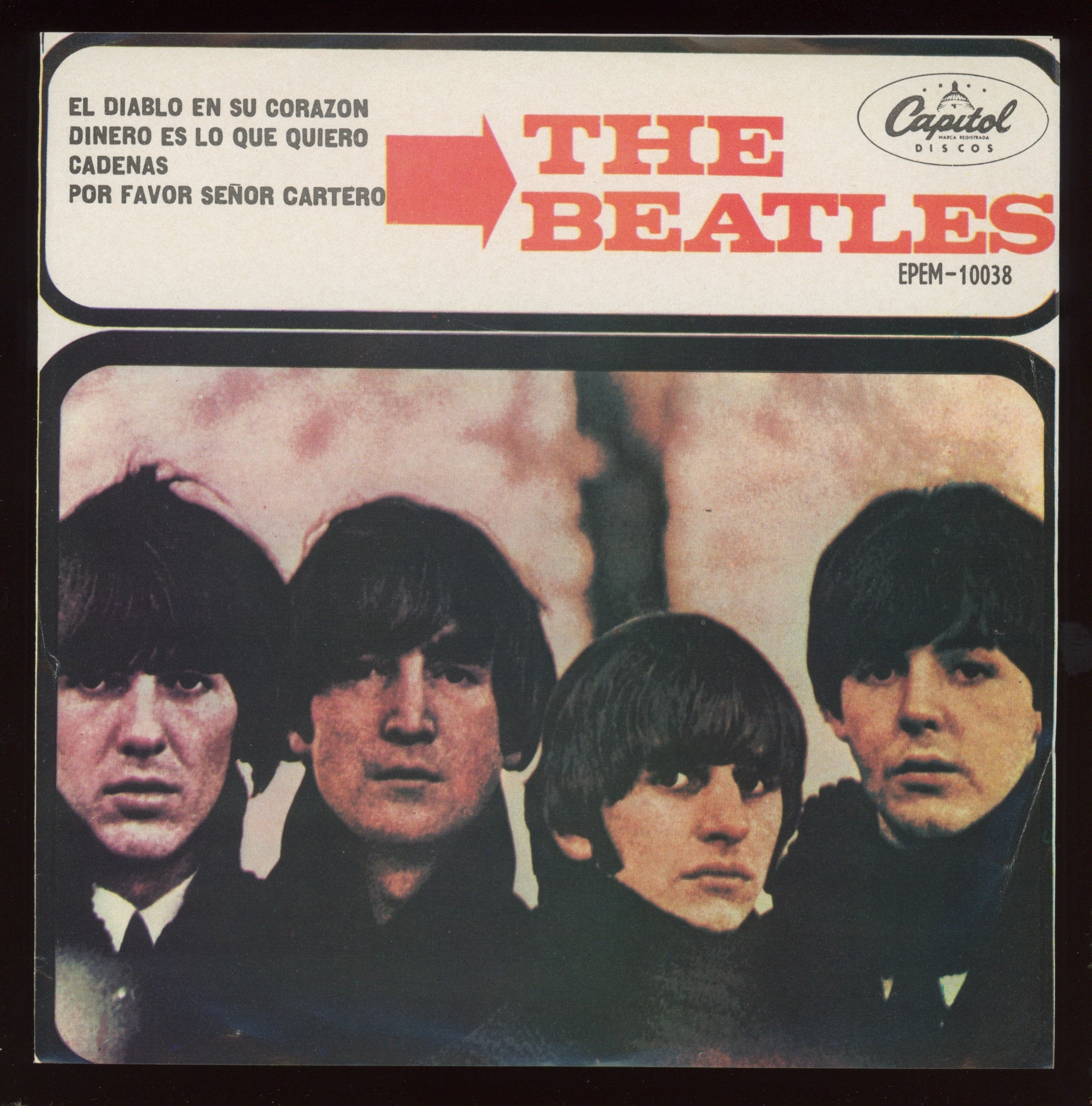The Beatles - El Diablo En Su Corazon on EMI EPEM-10038 Mexican Reissue With Picture Sleeve