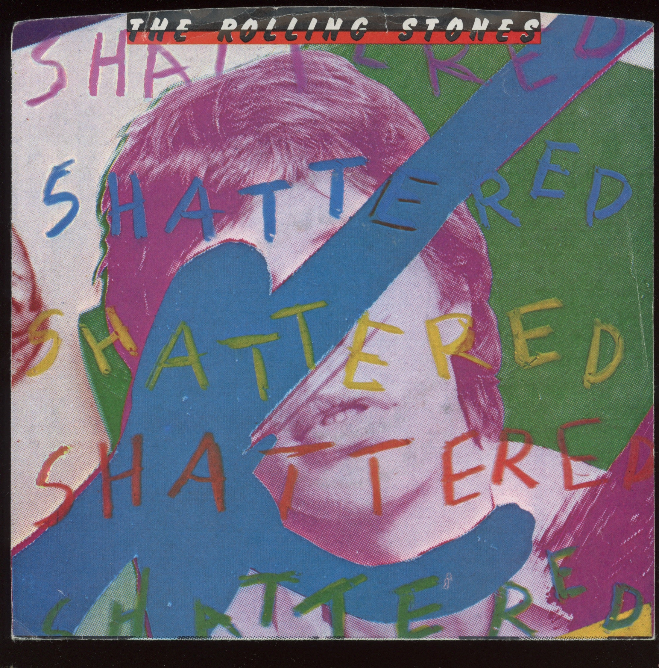 The Rolling Stones - Shattered on Rolling Stones Records With Picture Sleeve