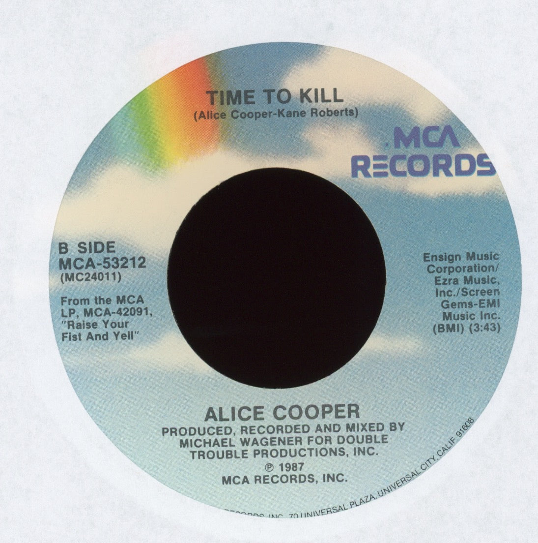 Alice Cooper - Freedom on MCA With Picture Sleeve