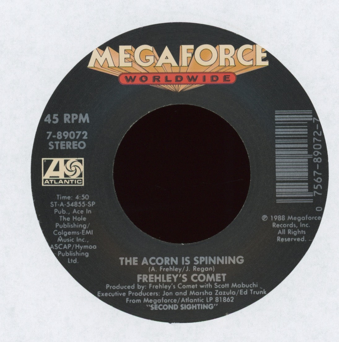 Frehley's Comet - Insane on Megaforce Worldwide With Picture Sleeve