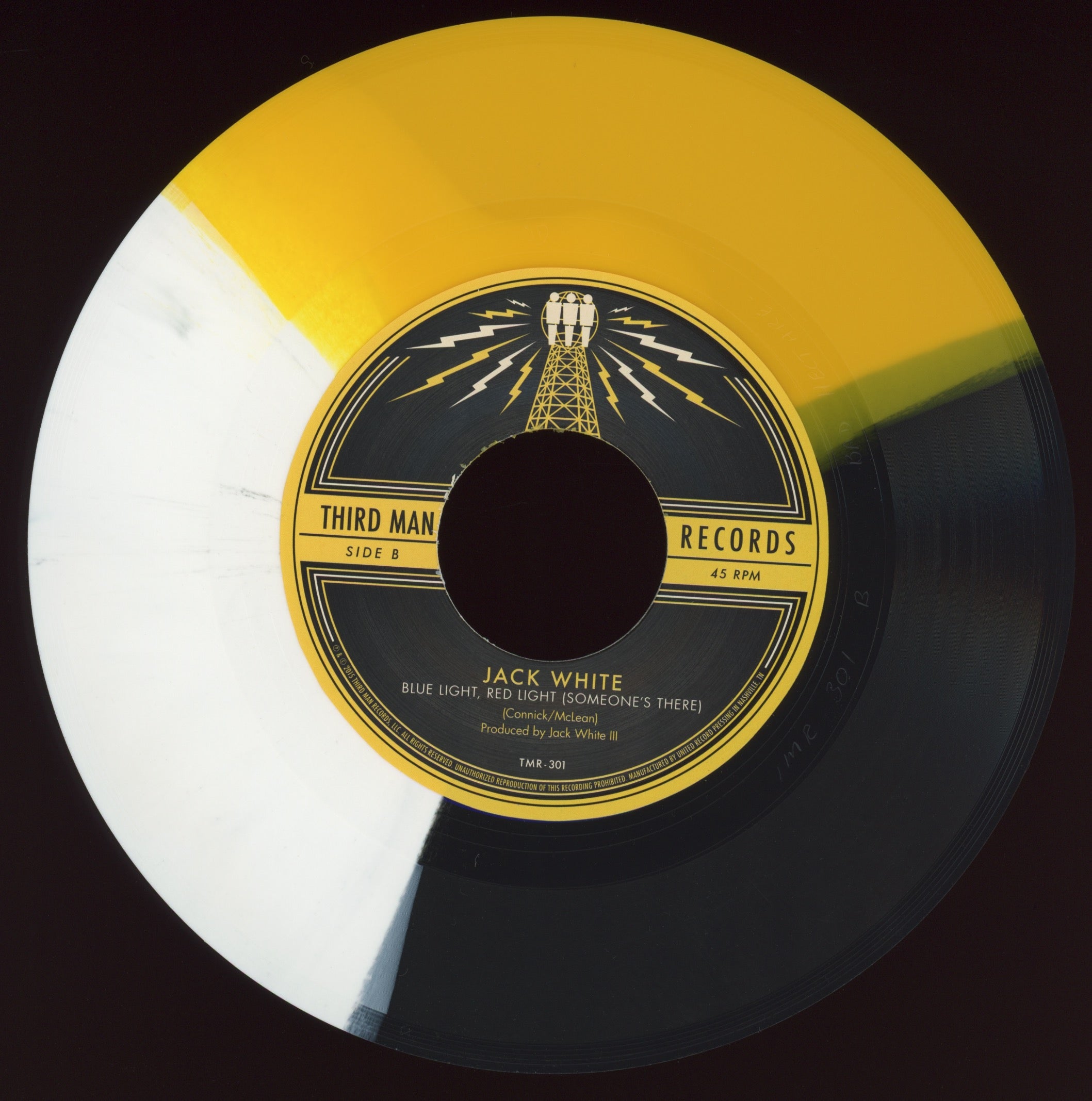 Jack White - That Black Bat Licorice on Third Man Limited Tri Color Pressing