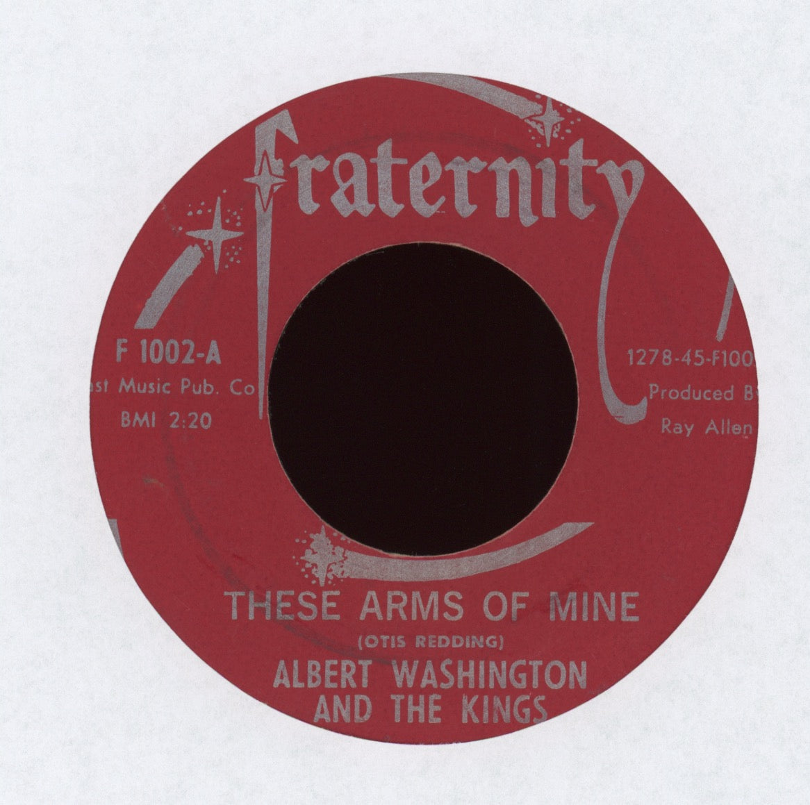Albert Washington And The Kings - I'm The Man on Fraternity