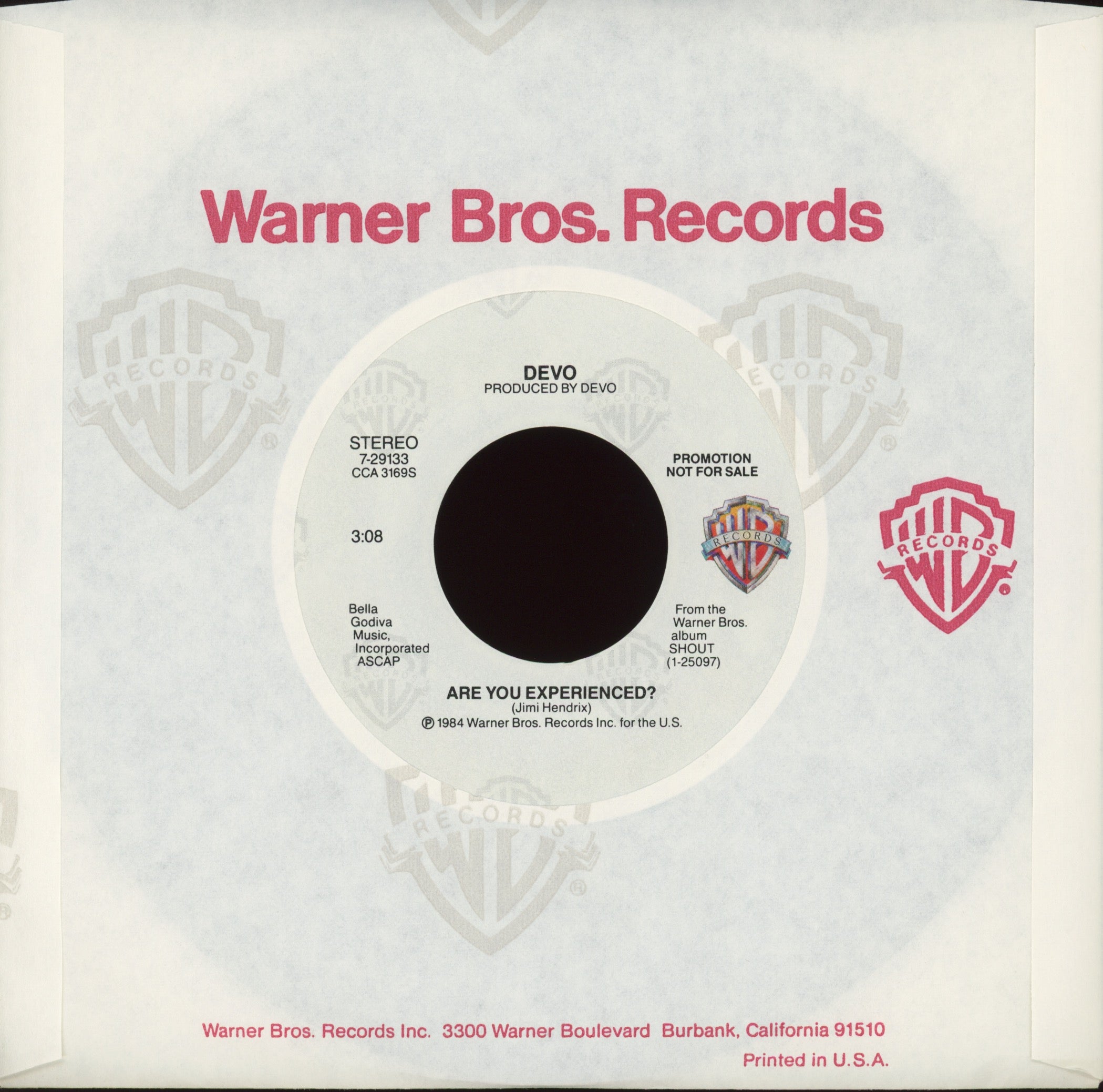 Devo - Are You Experienced? on Warner Bros Promo