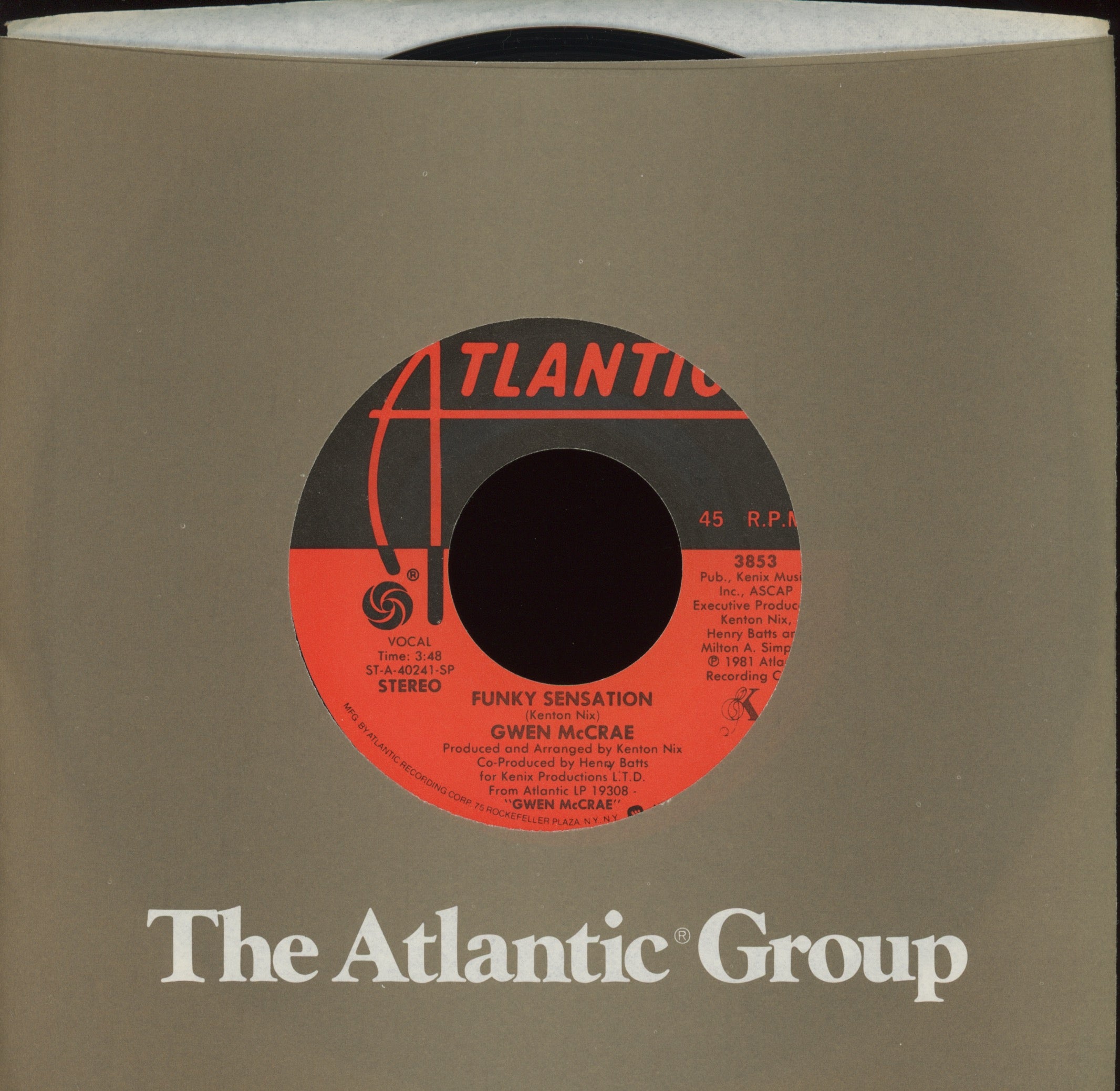 Gwen McCrae - Funky Sensation on Atlantic