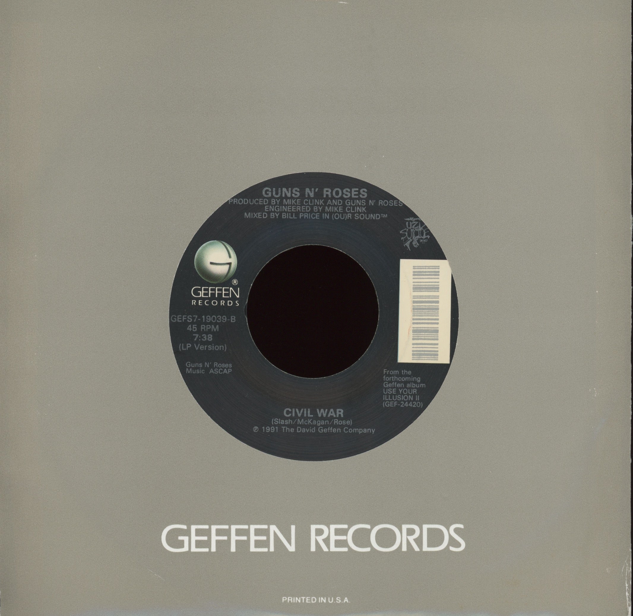 Guns N' Roses - You Could Be Mine on Geffen