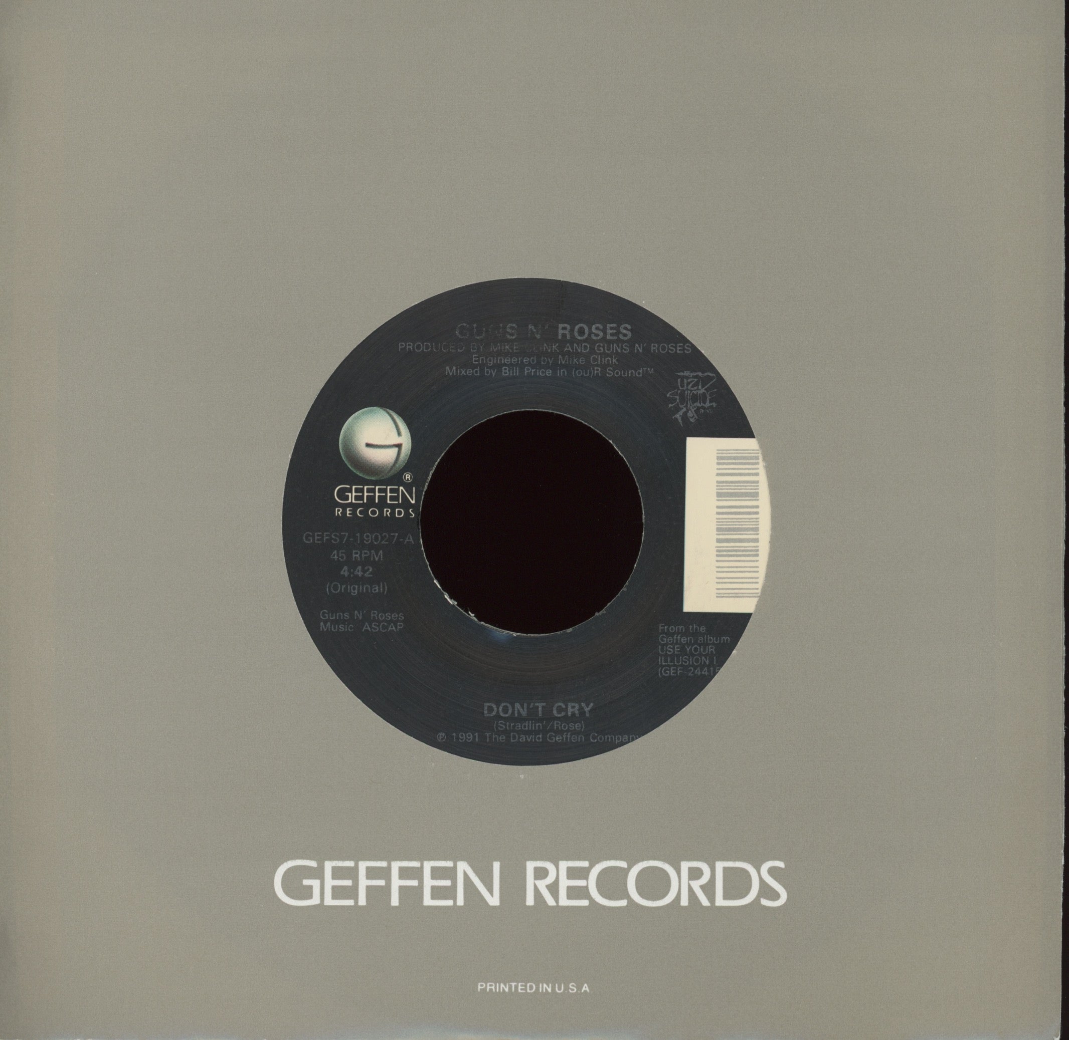 Guns N' Roses - Don't Cry on Geffen