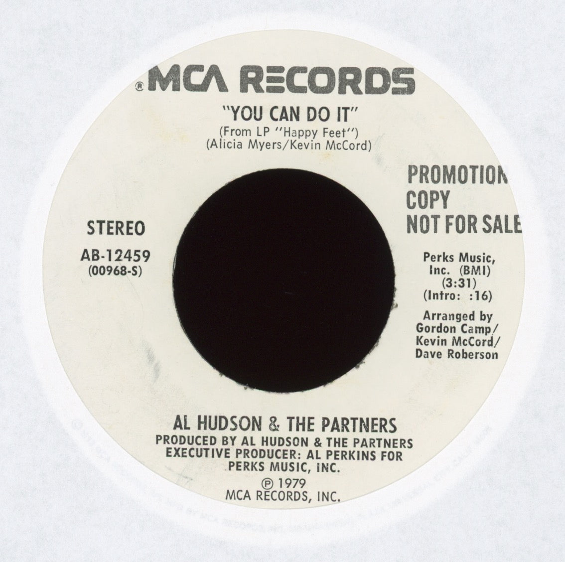 Al Hudson & The Partners - You Can Do It on MCA Promo