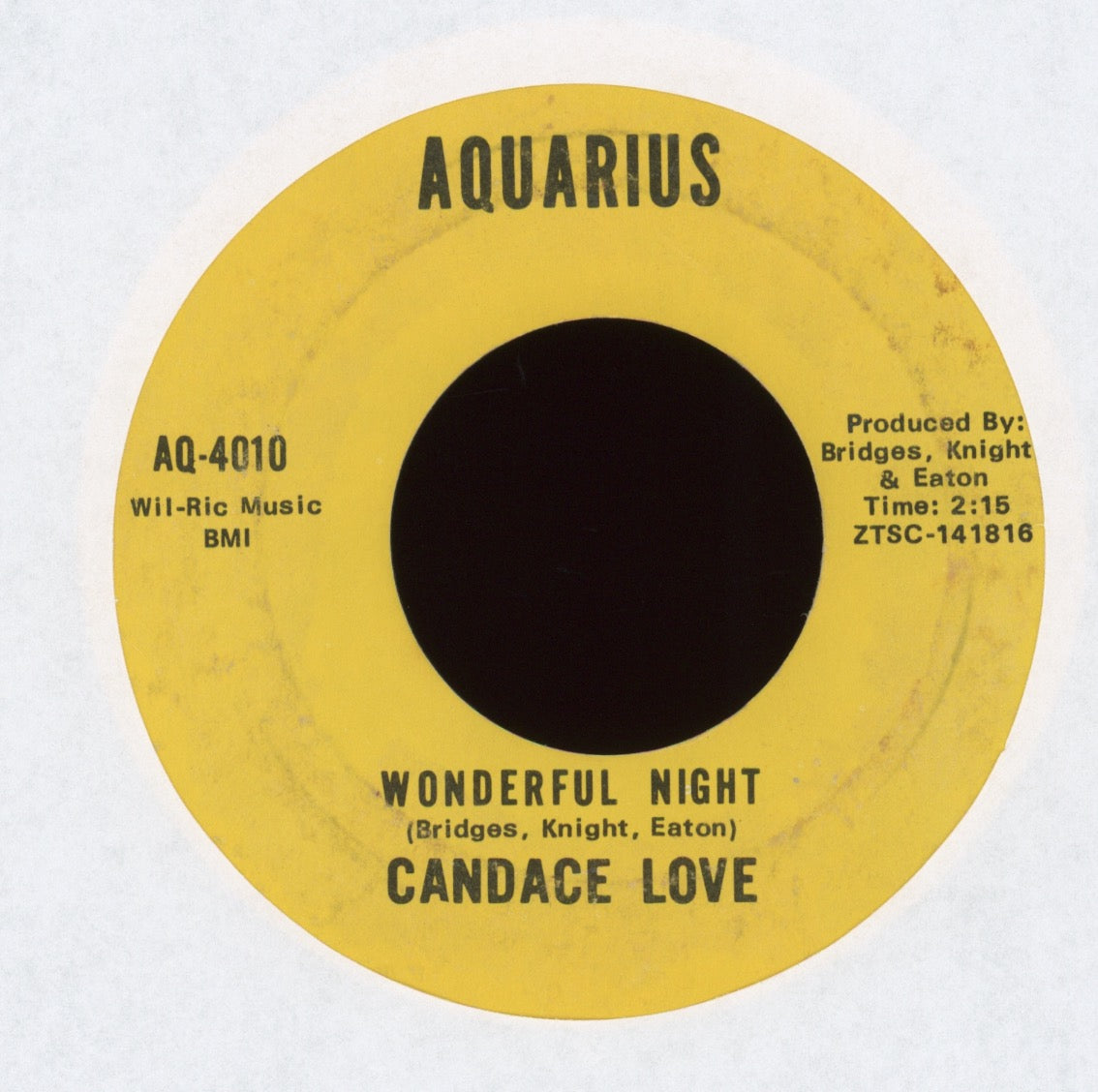 Candace Love - Uh! Uh! Boy, That's A No No on Aquarius