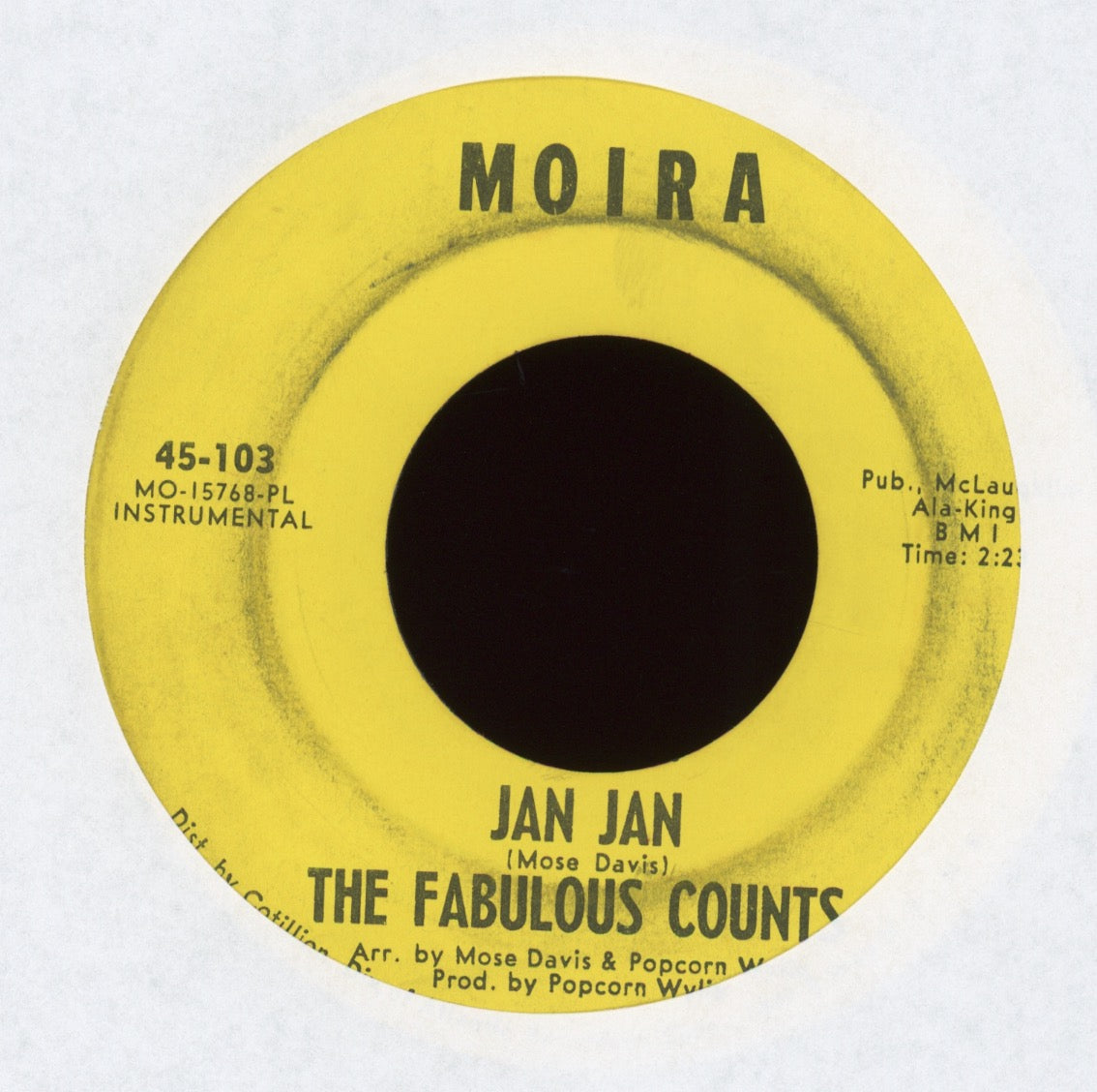 The Fabulous Counts - Jan Jan on Moira