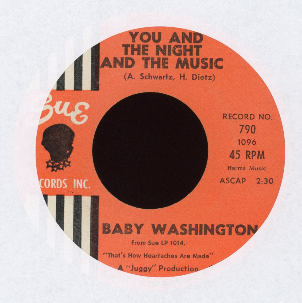 Baby Washington - Leave Me Alone on Sue
