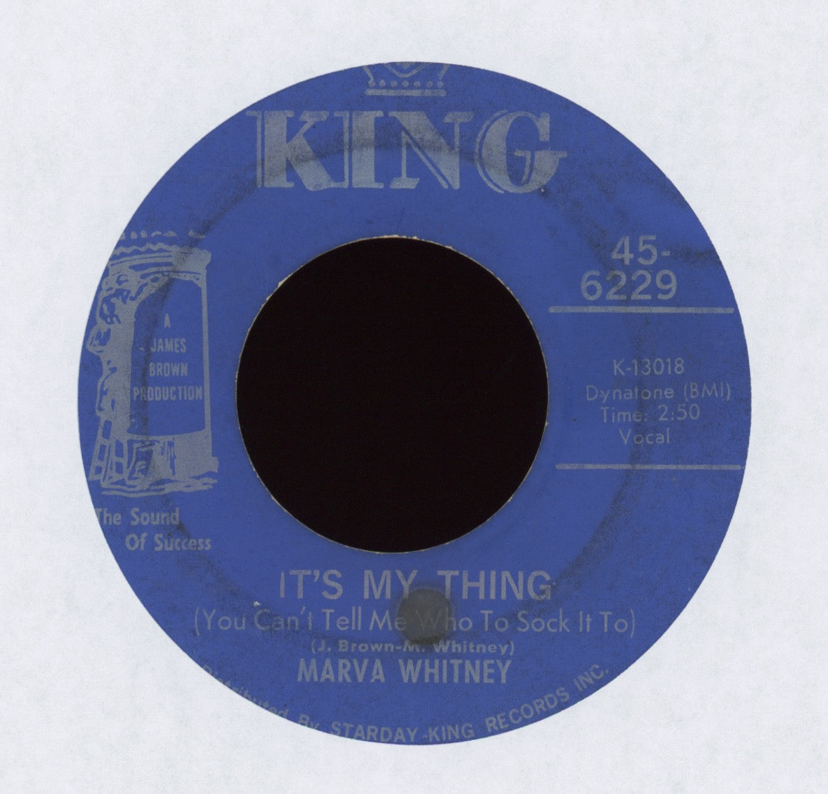 Marva Whitney - It's My Thing (You Can't Tell Me Who To Sock It To) on King