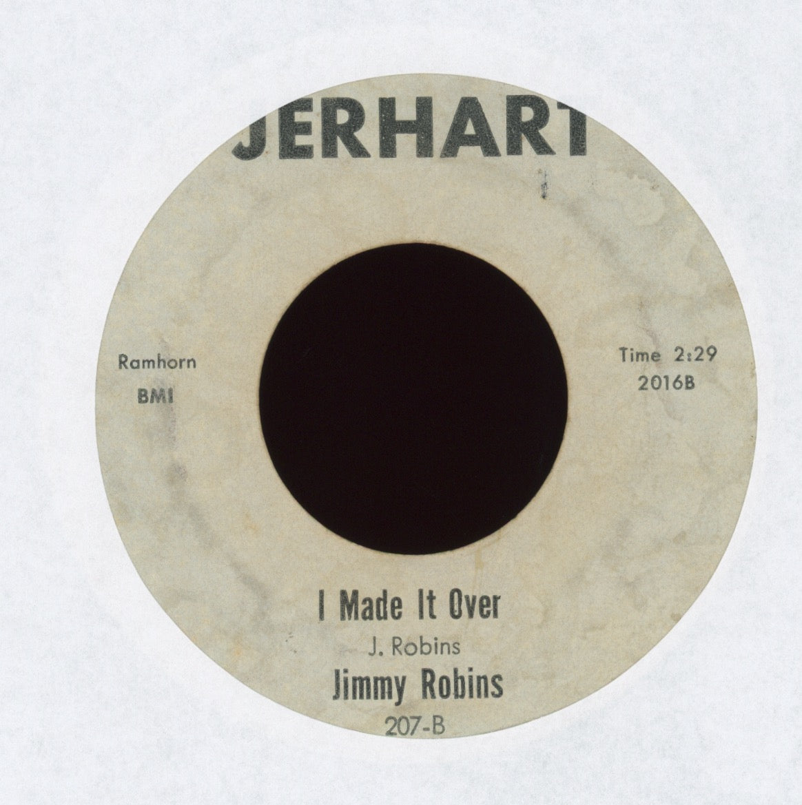 Jimmy Robins - I Can't Please You on Jerhart