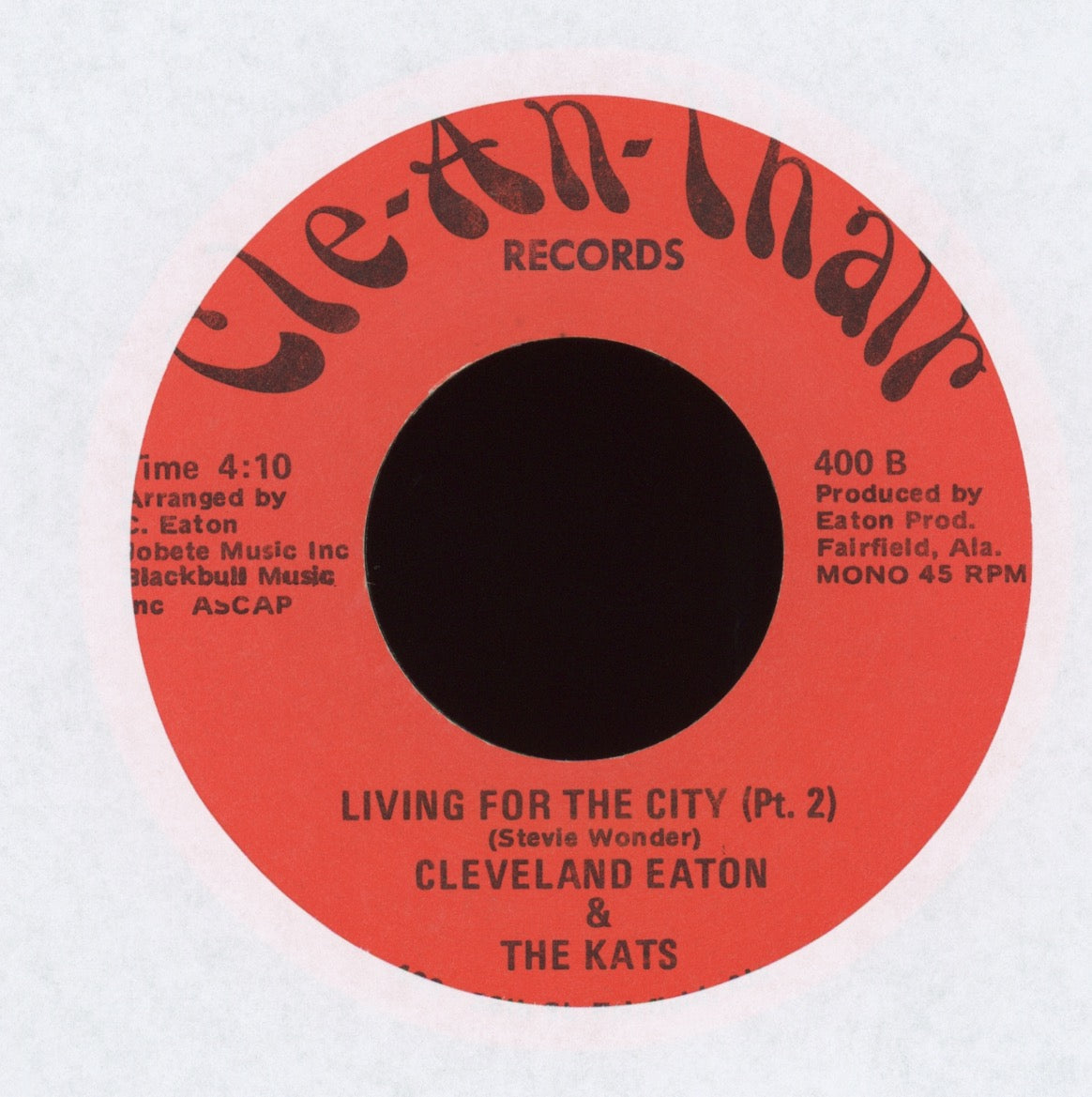 Cleveland Eaton & The Kats - Living For The City Pt1 on Cle-An-Thair