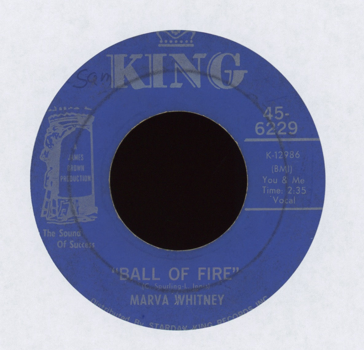 Marva Whitney - It's My Thing (You Can't Tell Me Who To Sock It To) on King