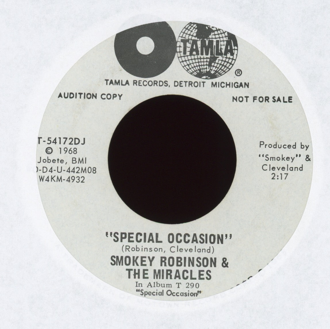 Smokey Robinson - Special Occasion on Tamla Promo