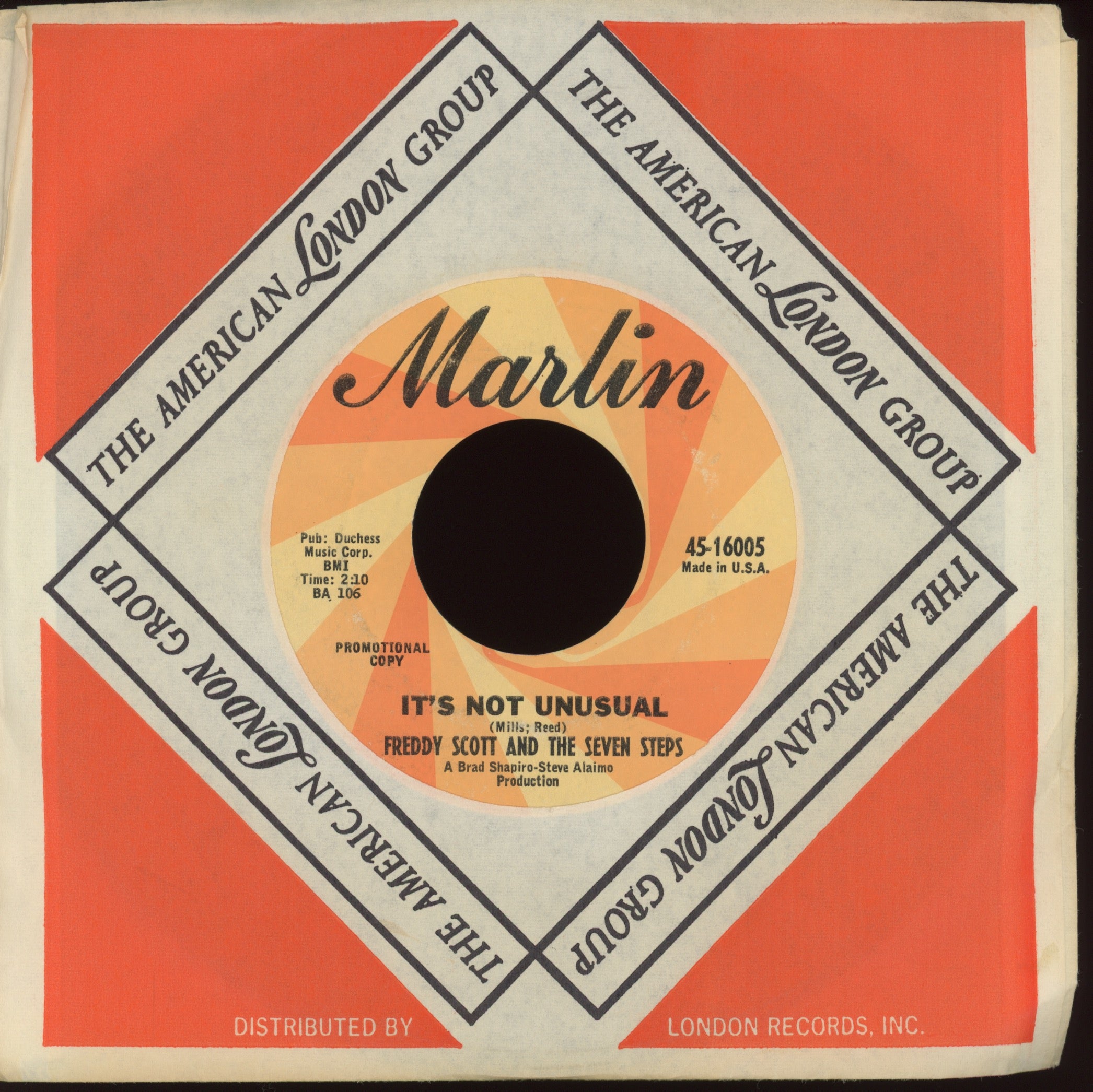 Freddy Scott And The Seven Steps - The Thing on Marlin Promo