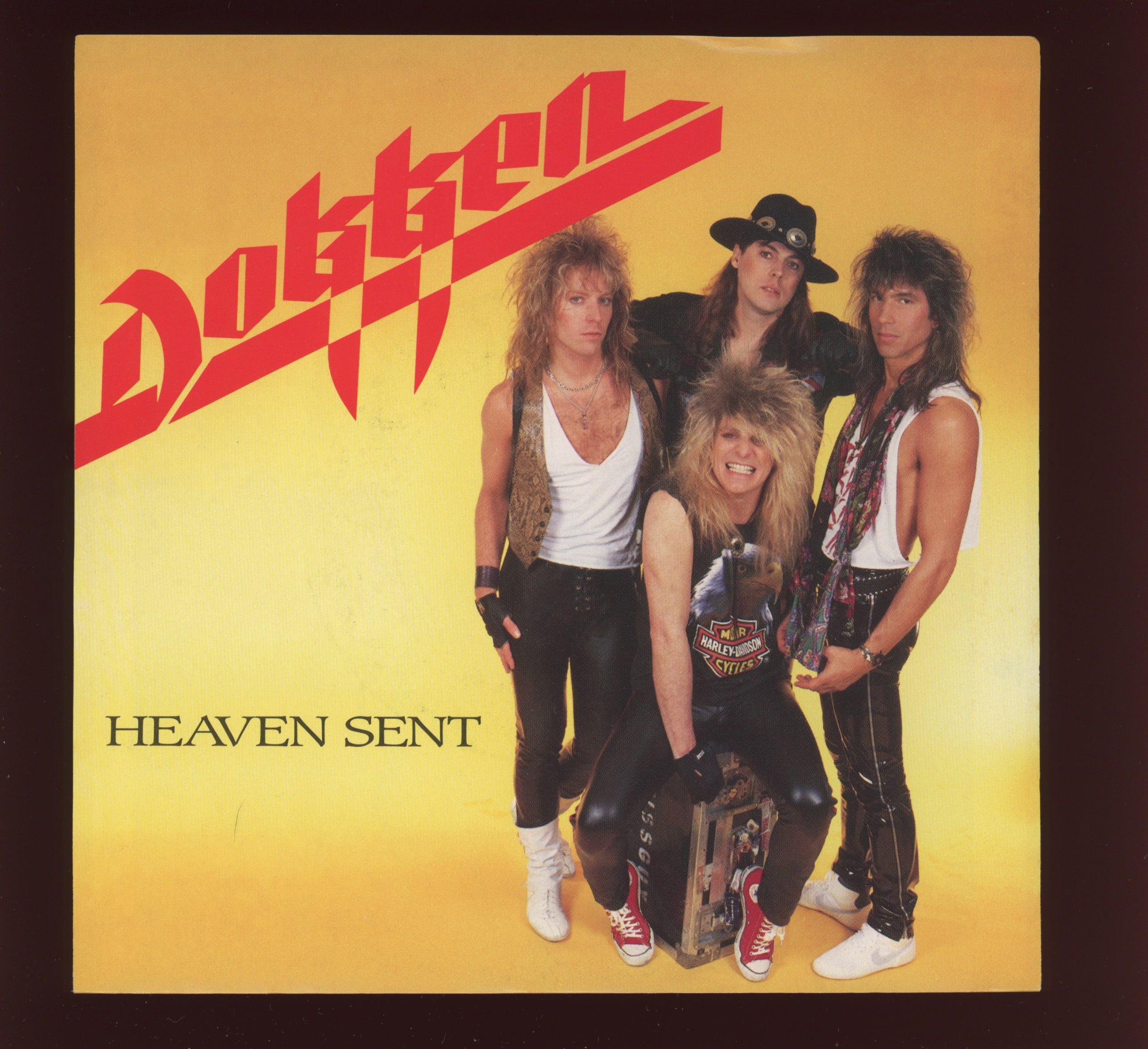 Dokken - Heaven Sent on Elektra With Picture Sleeve