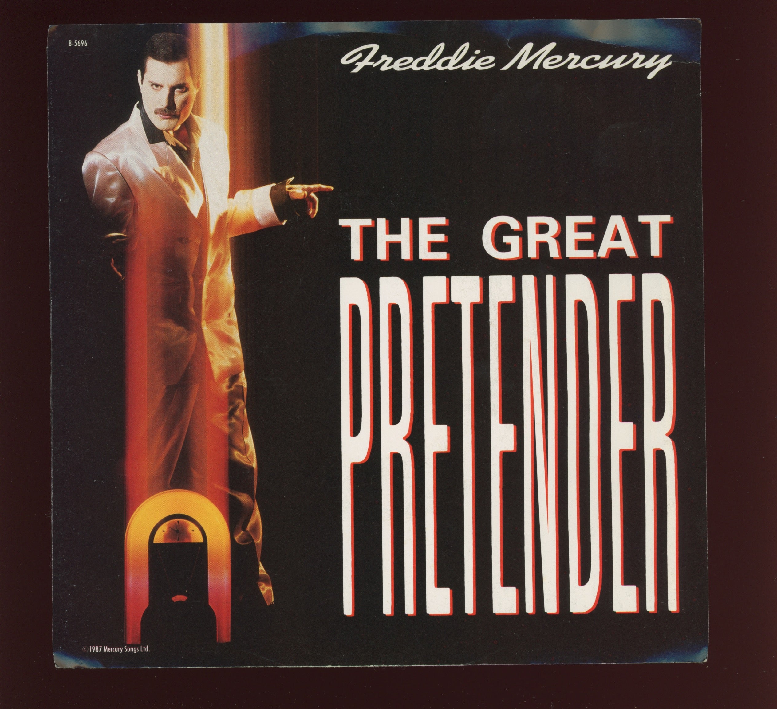 Freddie Mercury - The Great Pretender on Capitol With Picture Sleeve